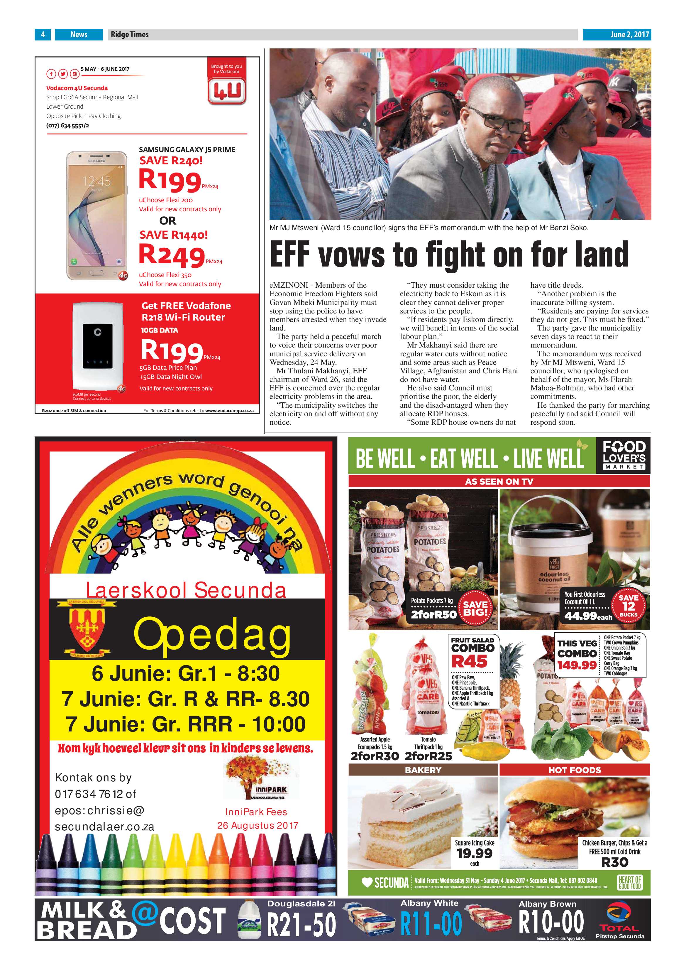 Ridge Times, 2 June 2017 page 4