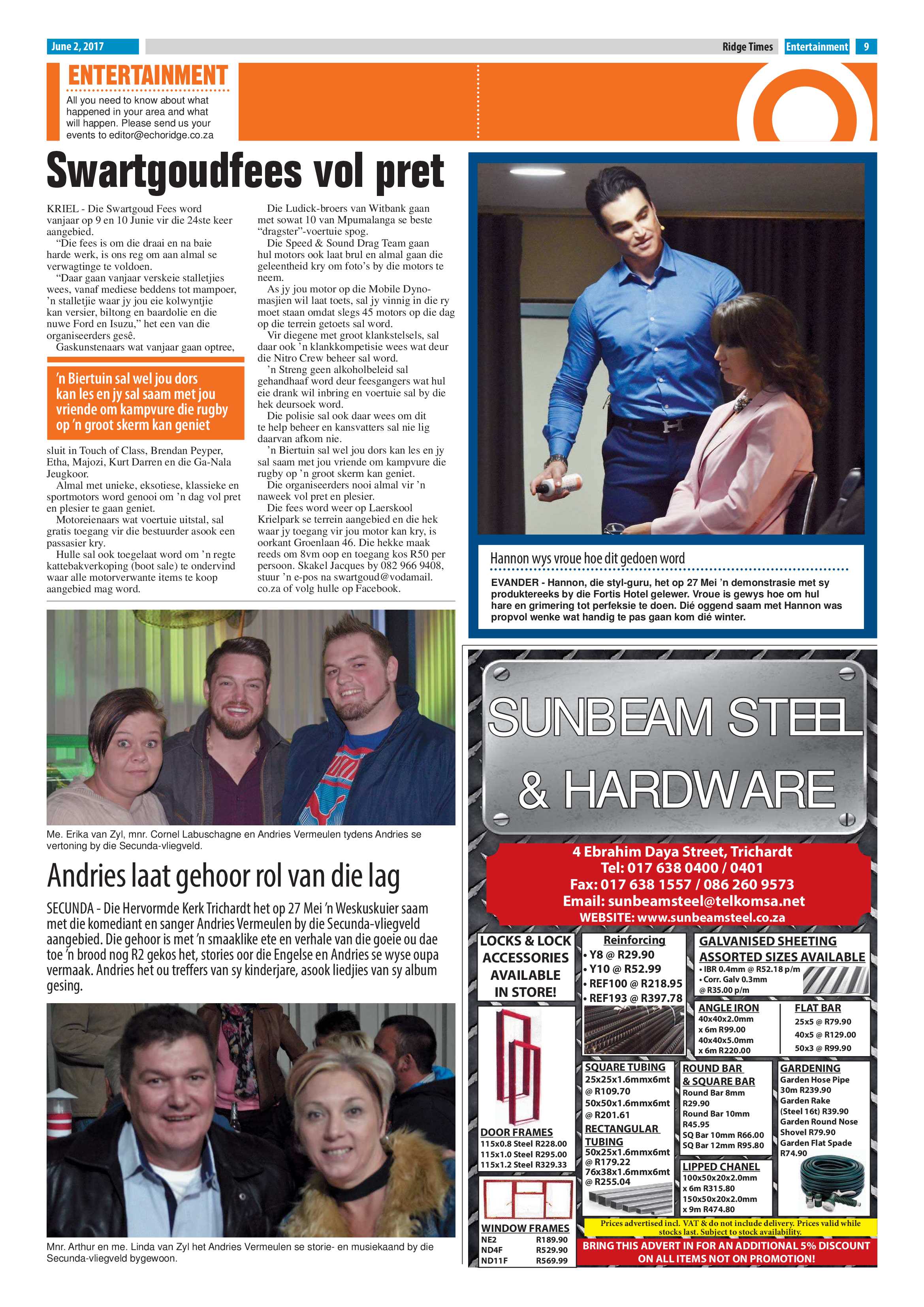 Ridge Times, 2 June 2017 page 9