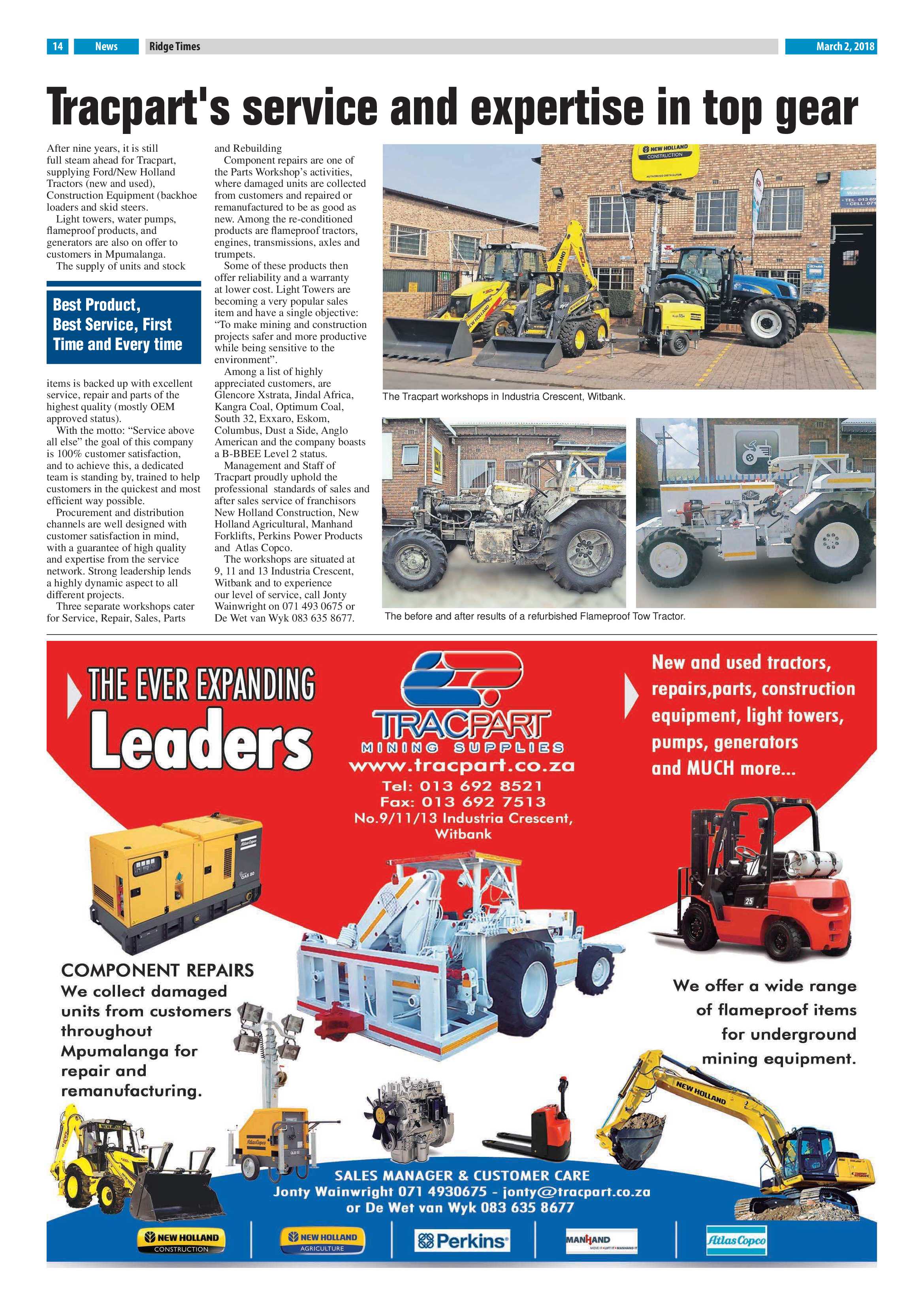 Ridge Times, 2 March 2018 page 14