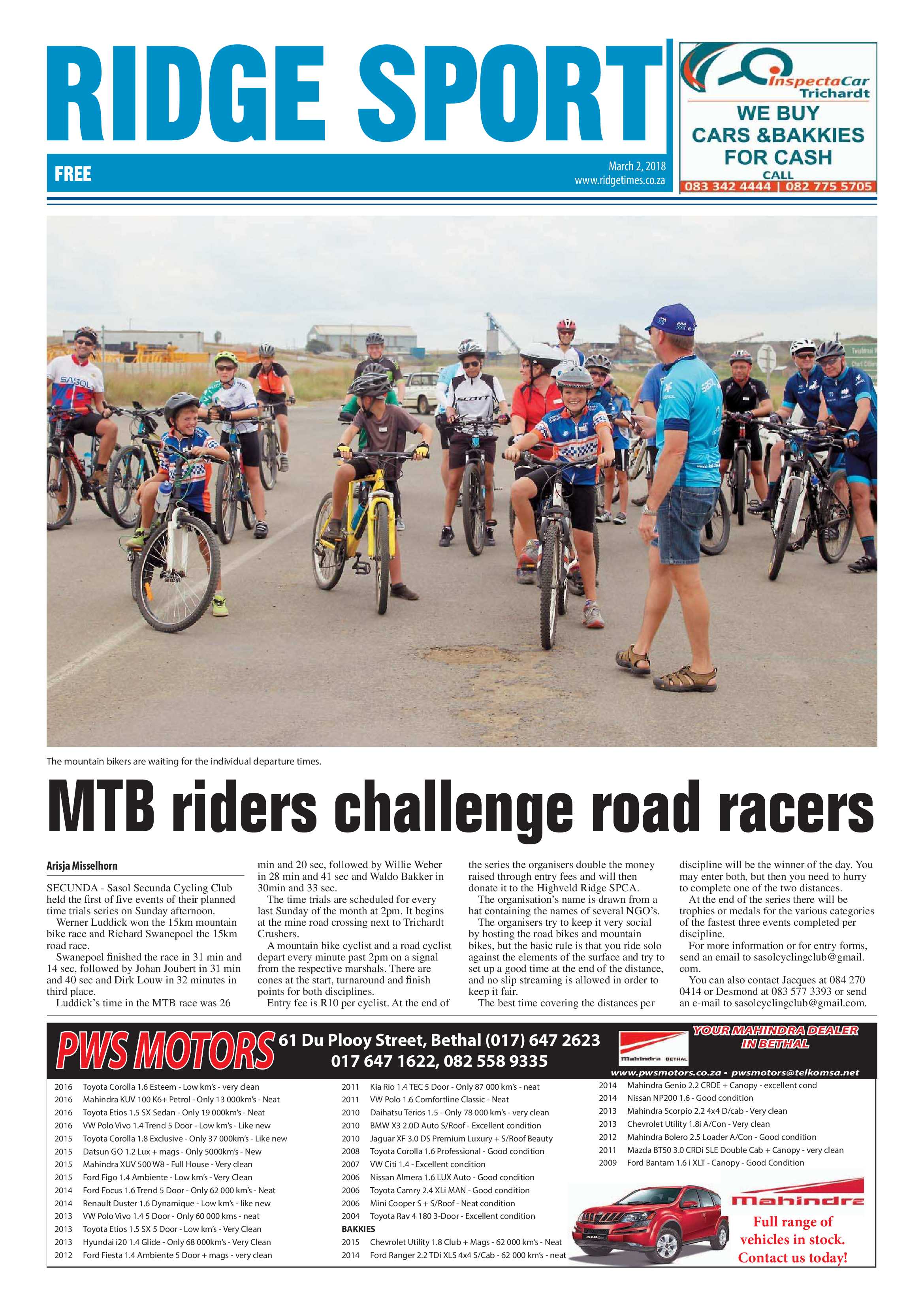 Ridge Times, 2 March 2018 page 24