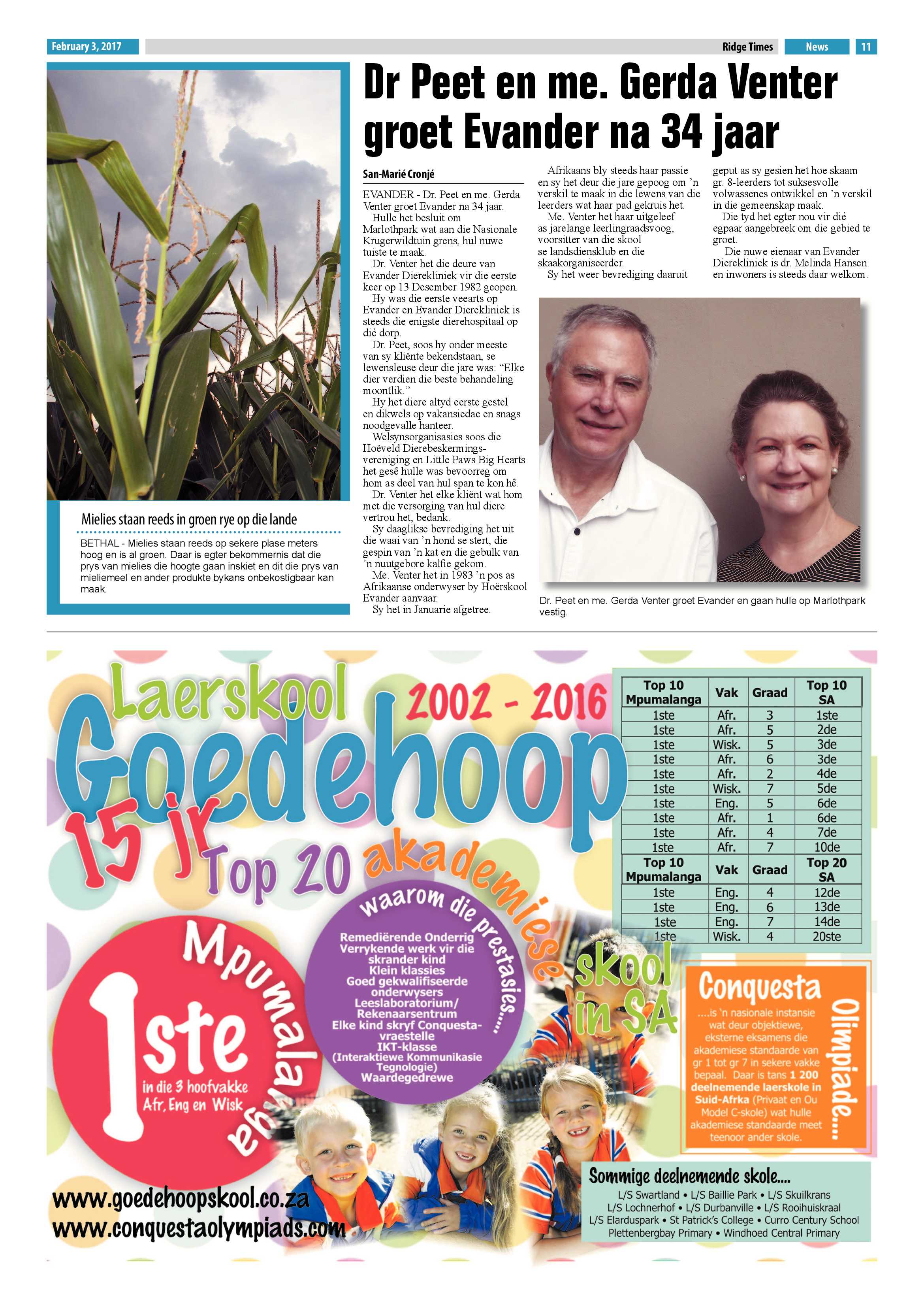 Ridge Times, 3 February 2016 page 11