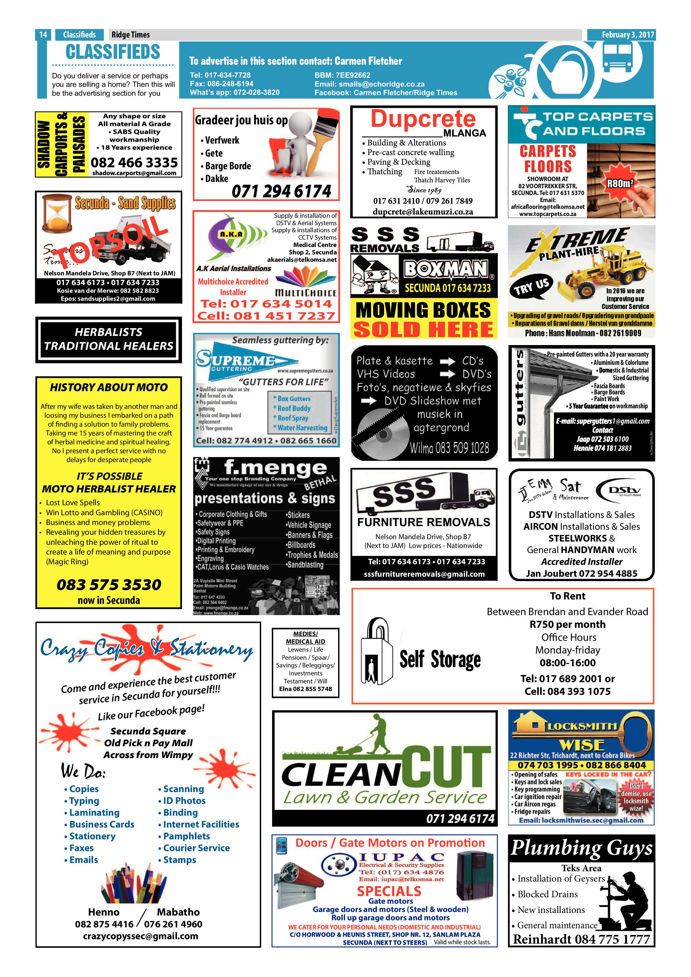Ridge Times, 3 February 2016 page 14
