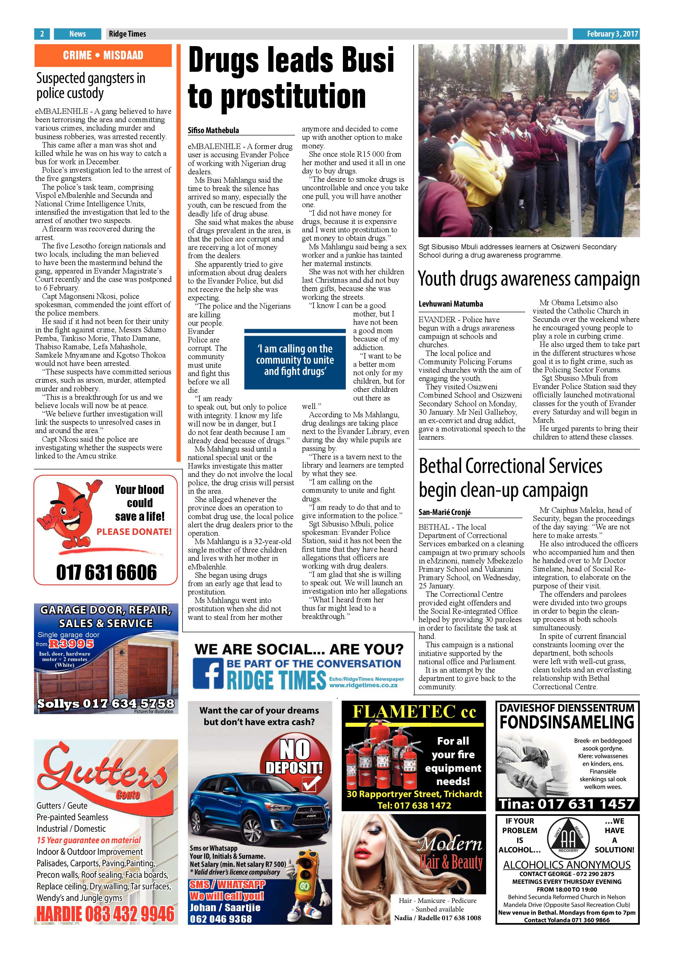 Ridge Times, 3 February 2016 page 2