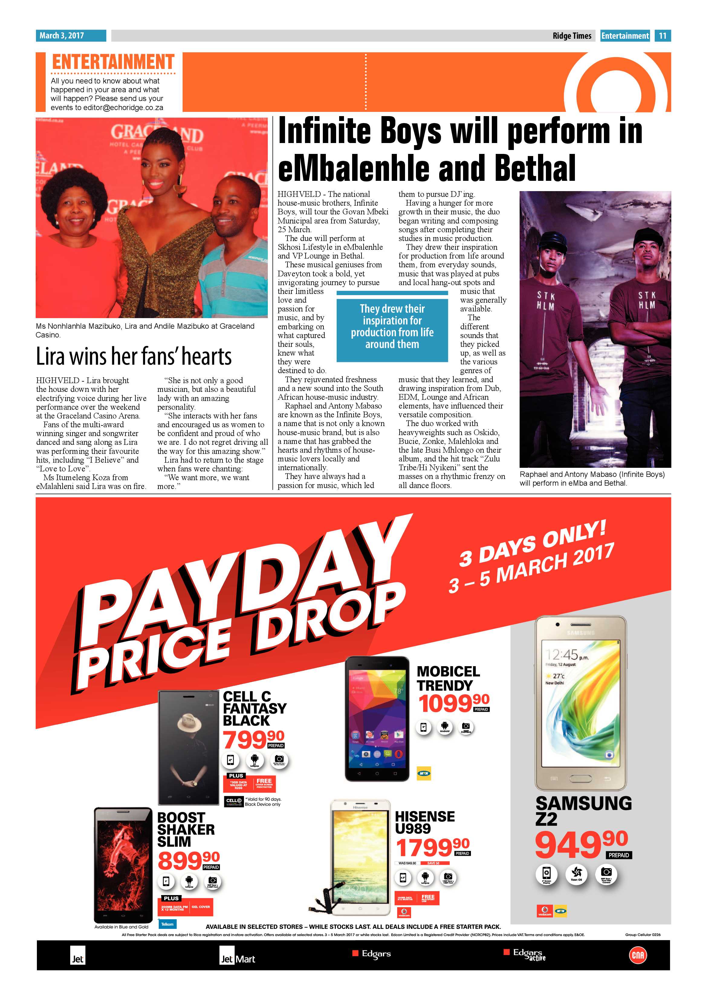 Ridge Times, 3 March 2017 page 11