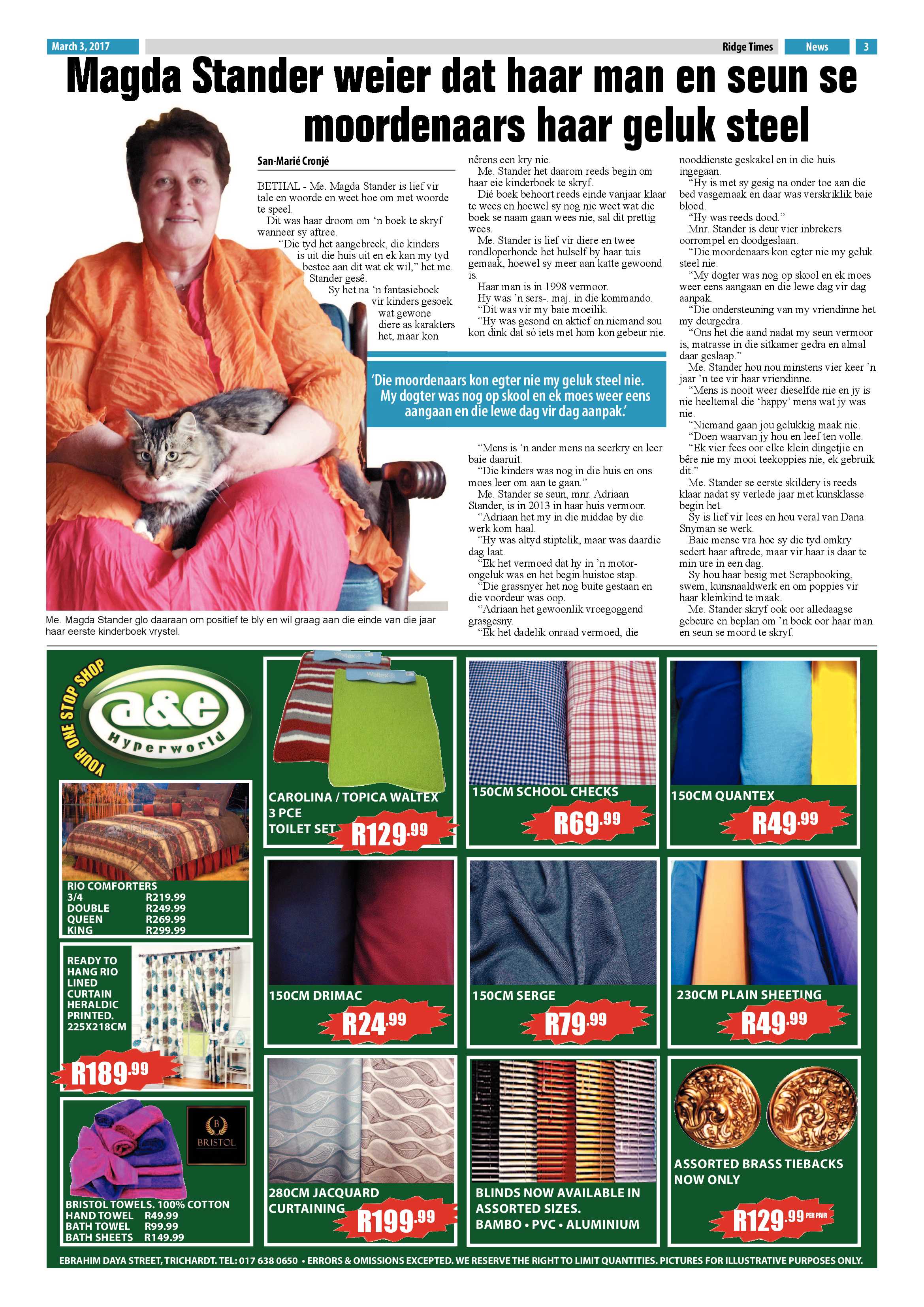Ridge Times, 3 March 2017 page 3