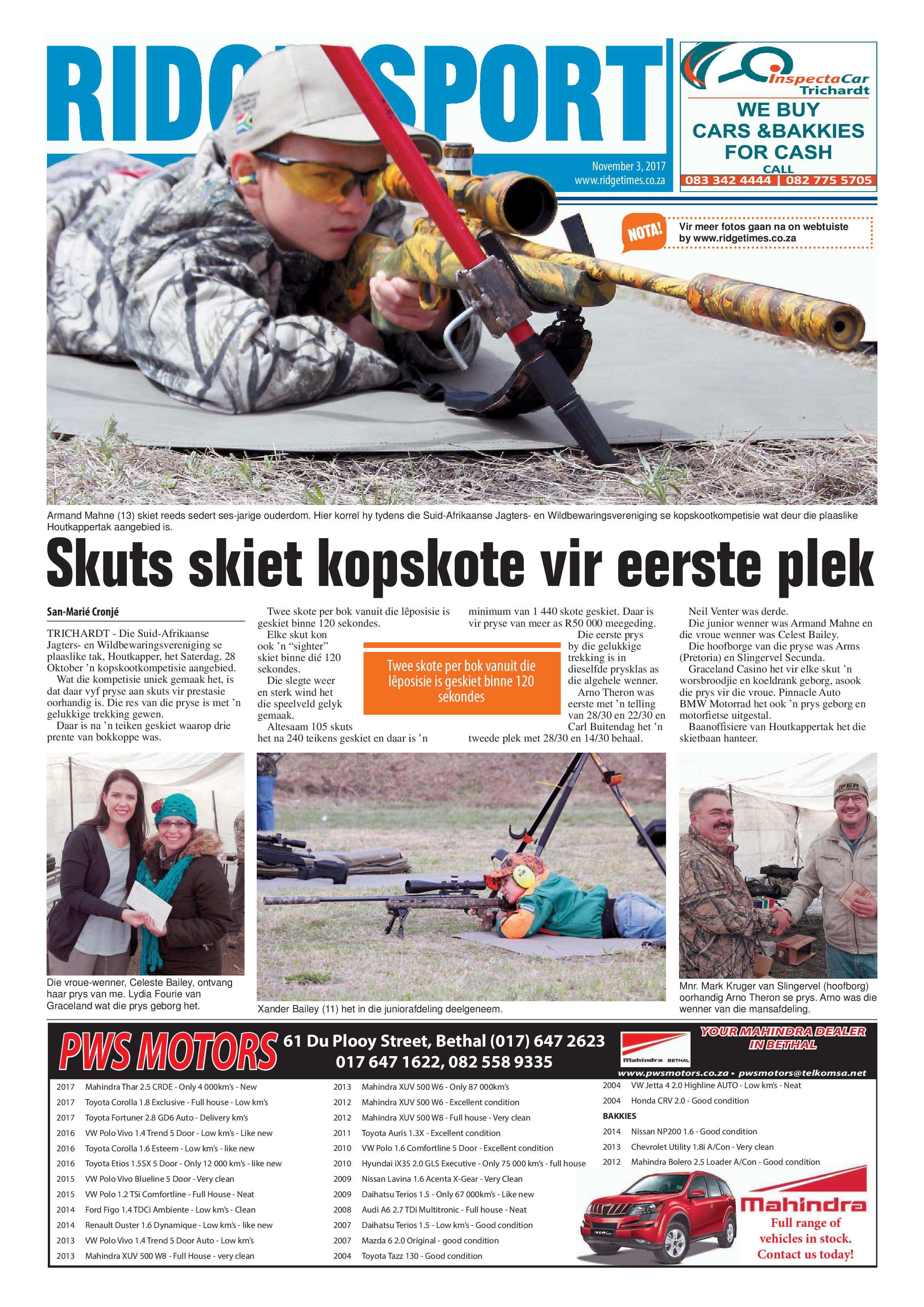 Ridge Times, 3 November 2017 page 20