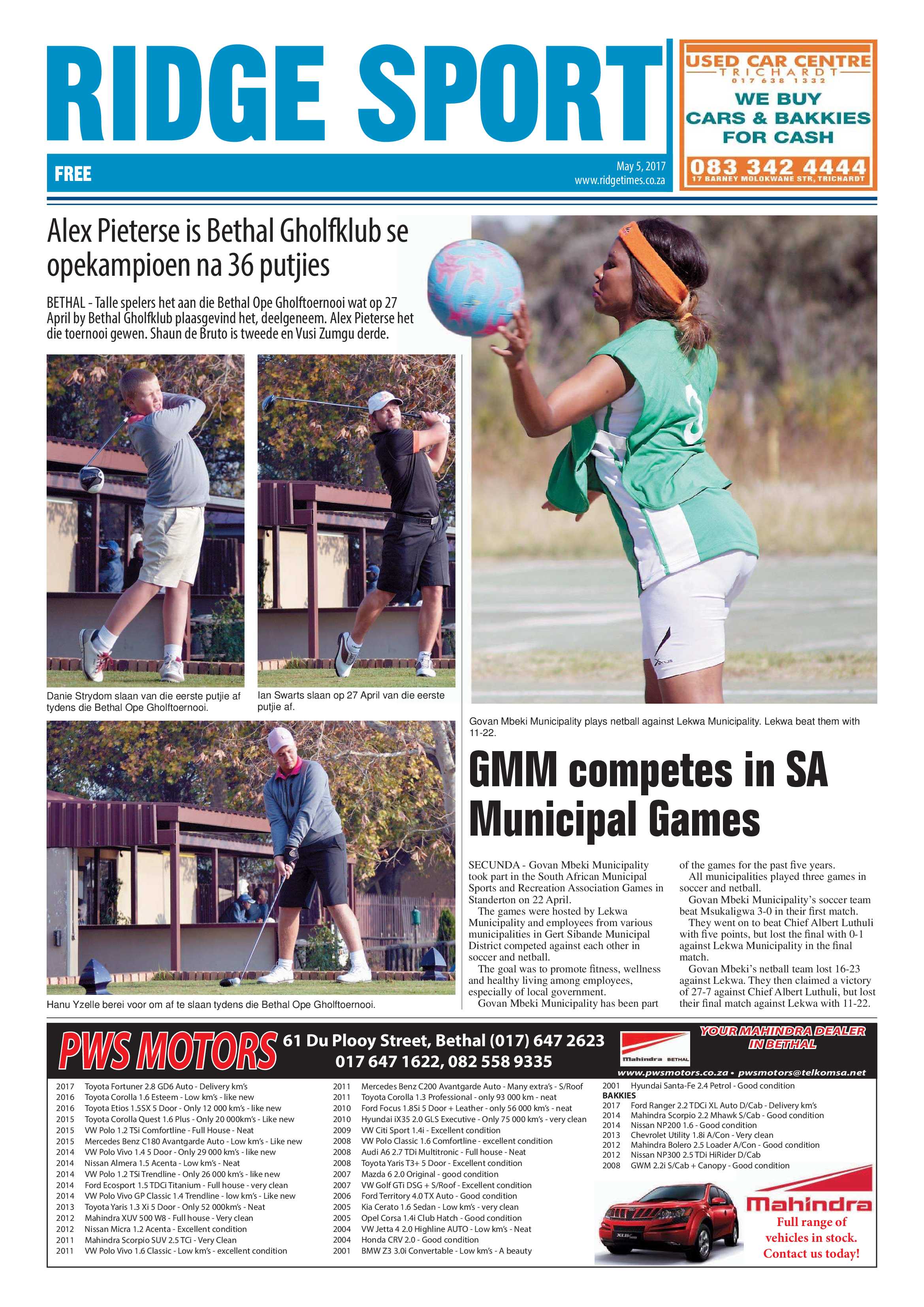 Ridge Times, 5 May 2017 page 16