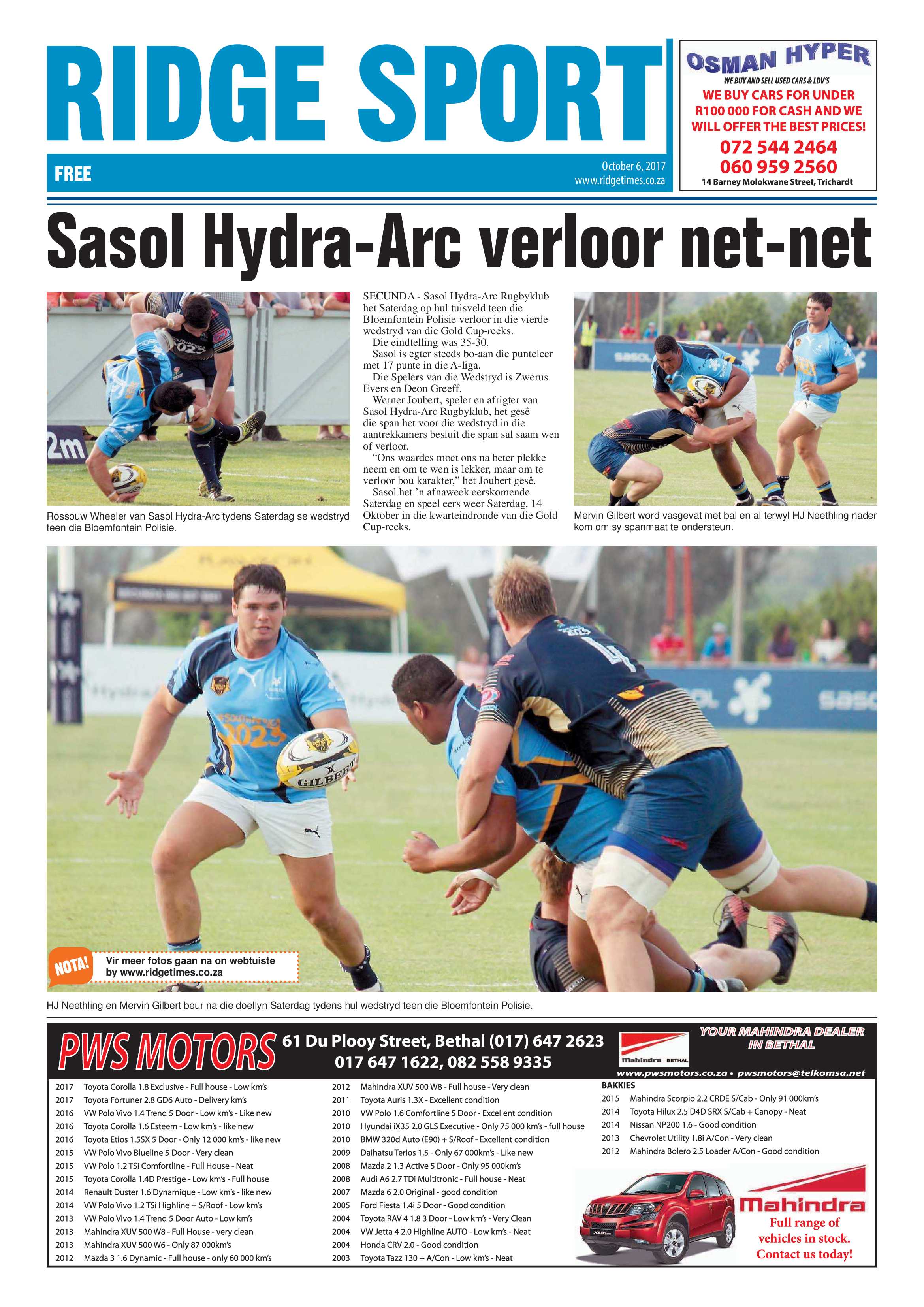 Ridge Times, 6 October page 16