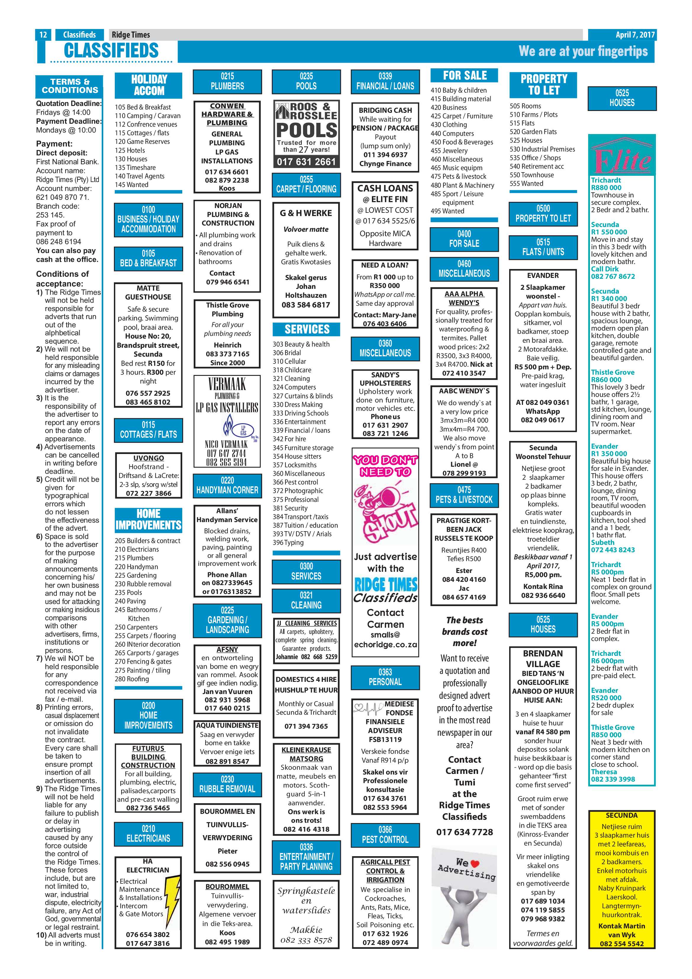 Ridge Times, 7 April 2017 page 12