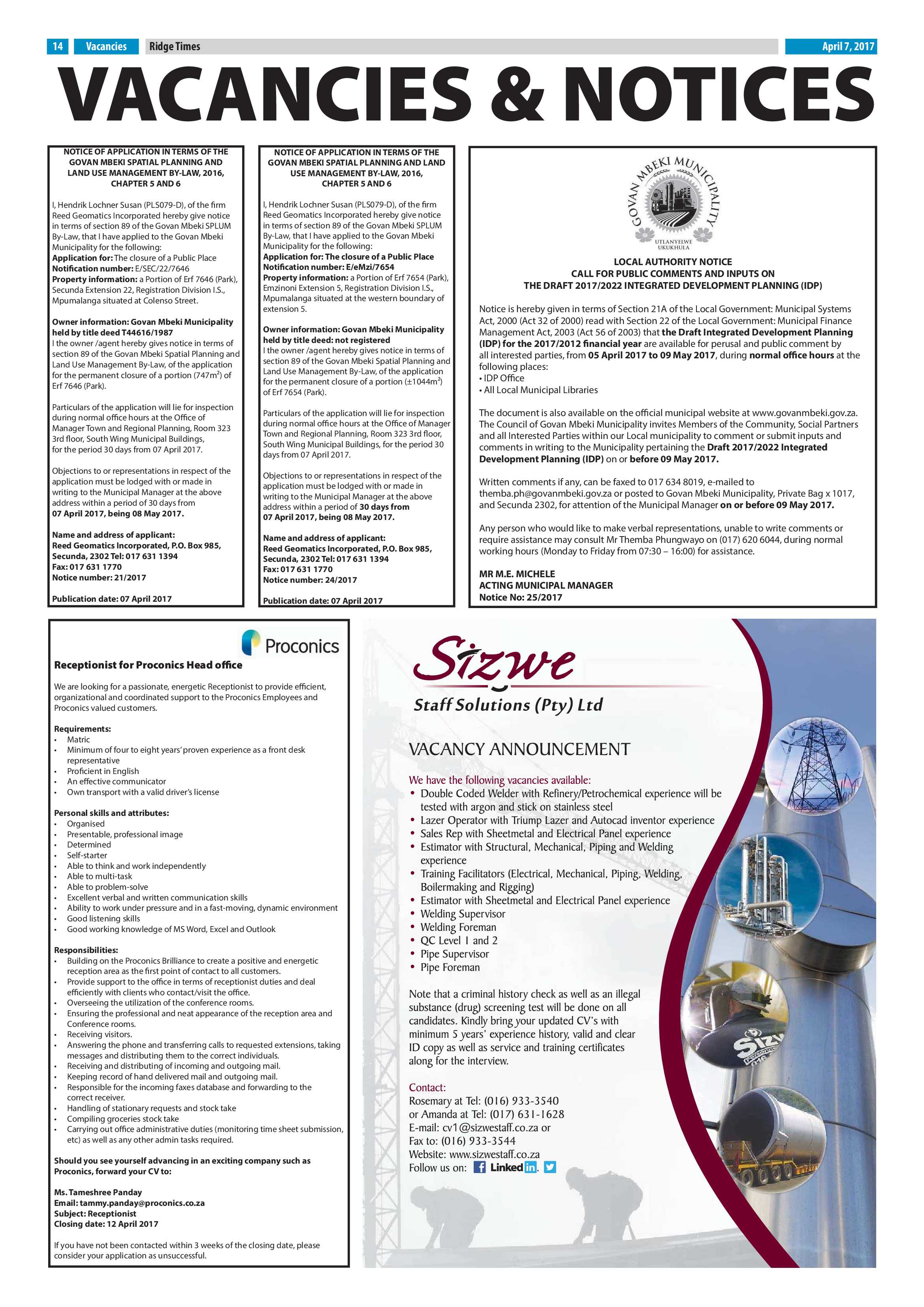 Ridge Times, 7 April 2017 page 14
