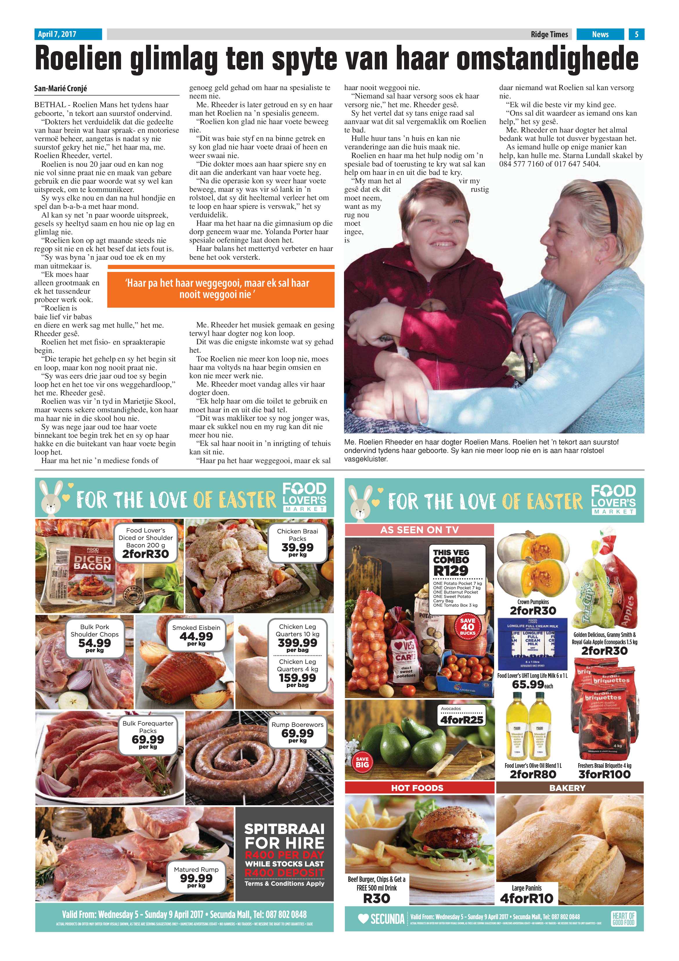Ridge Times, 7 April 2017 page 5