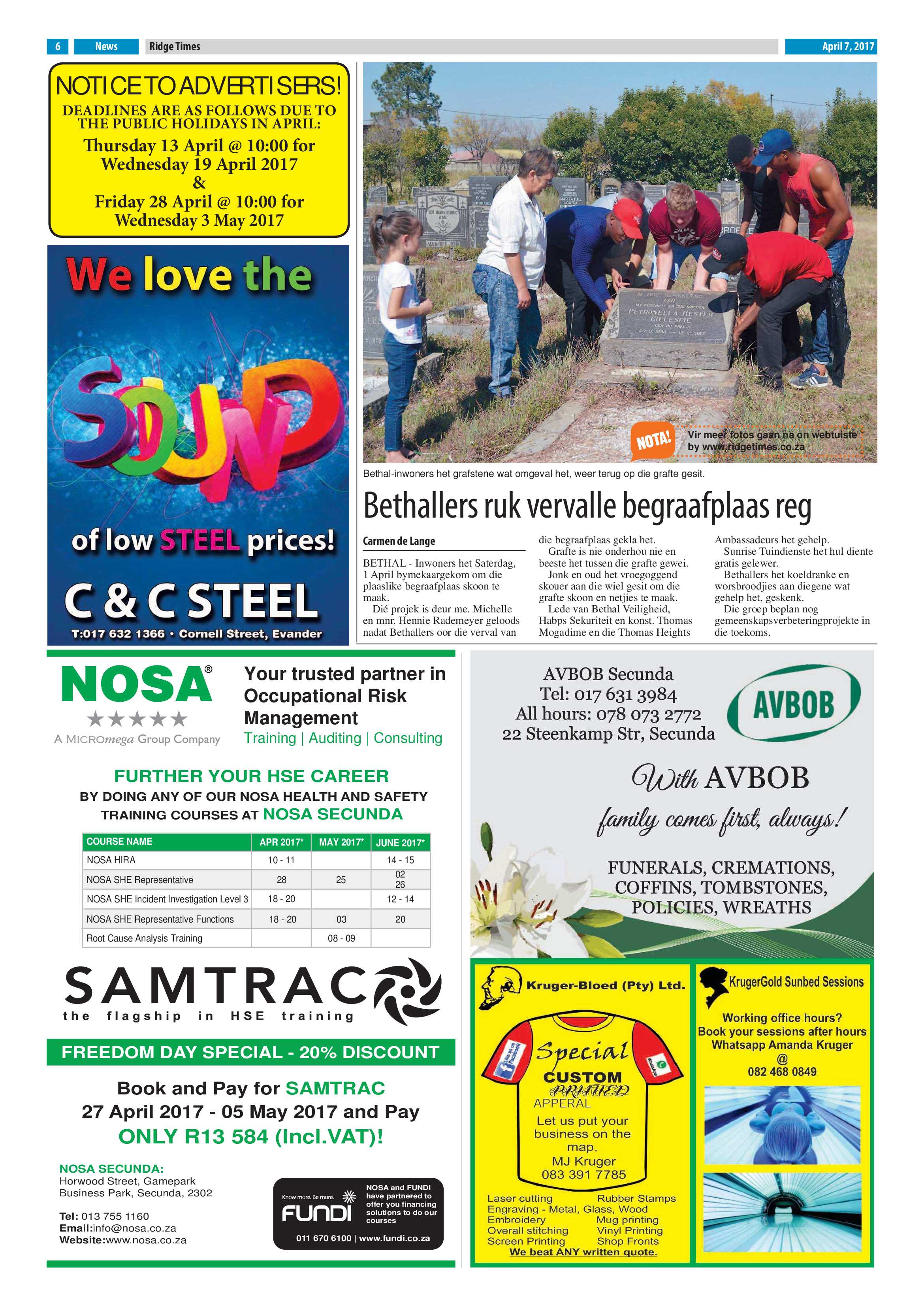Ridge Times, 7 April 2017 page 6