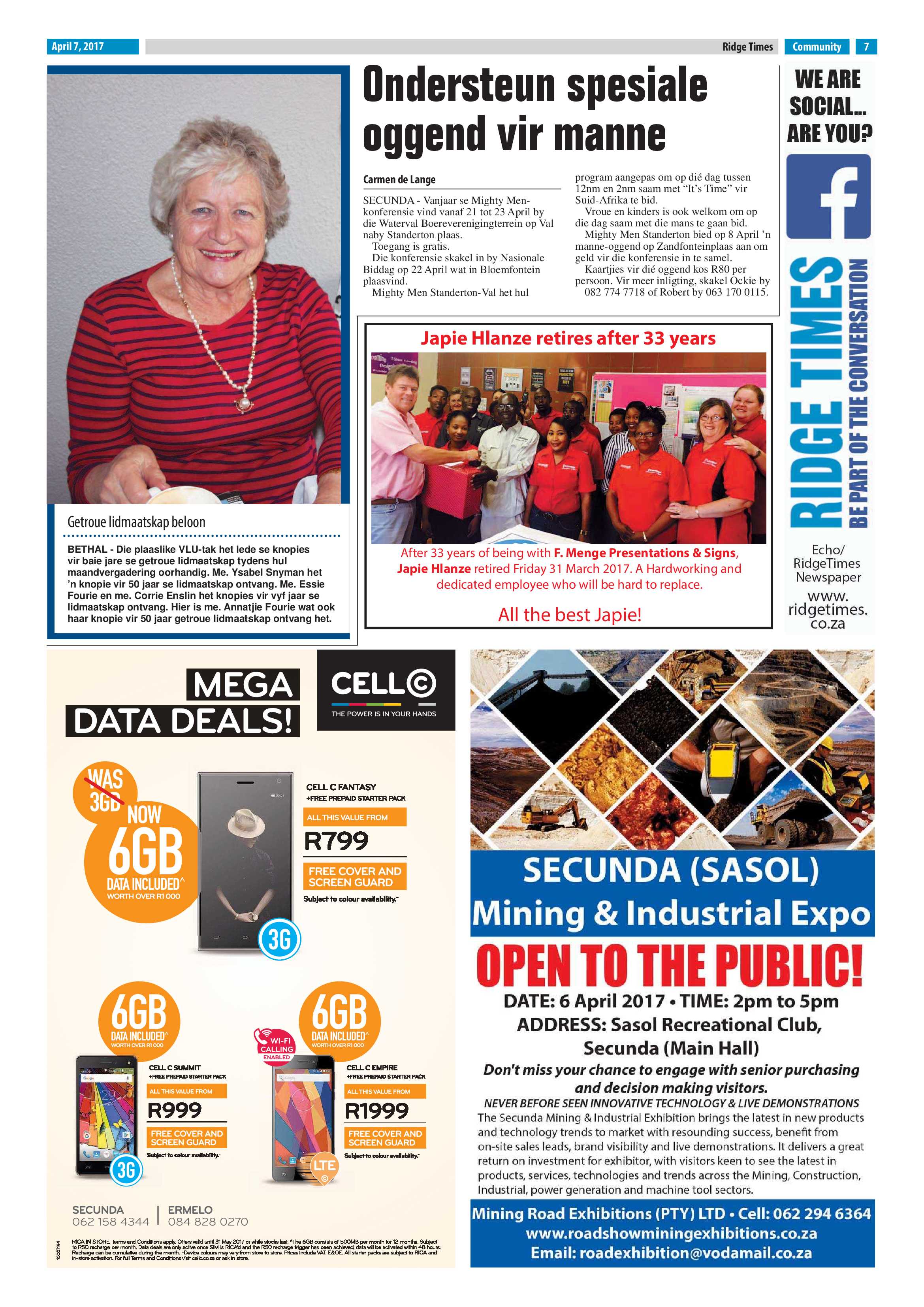 Ridge Times, 7 April 2017 page 7
