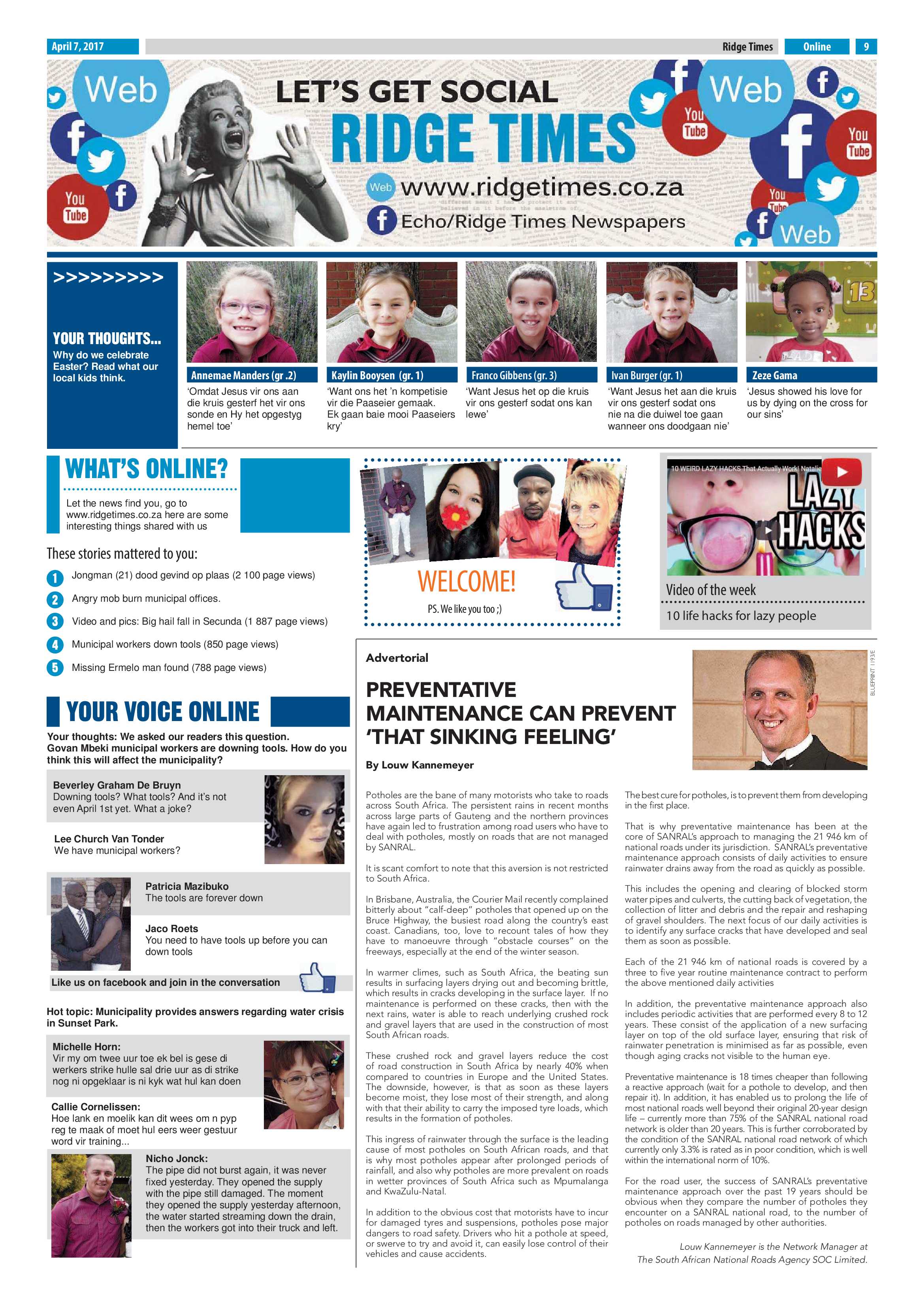 Ridge Times, 7 April 2017 page 9