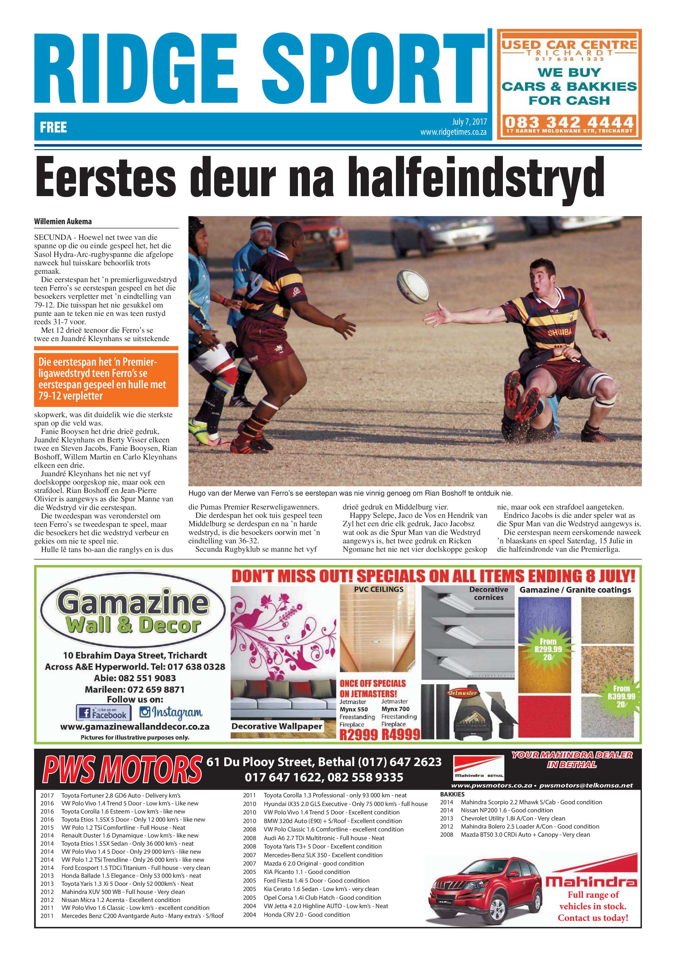 Ridge Times, 7 July 2017 page 16