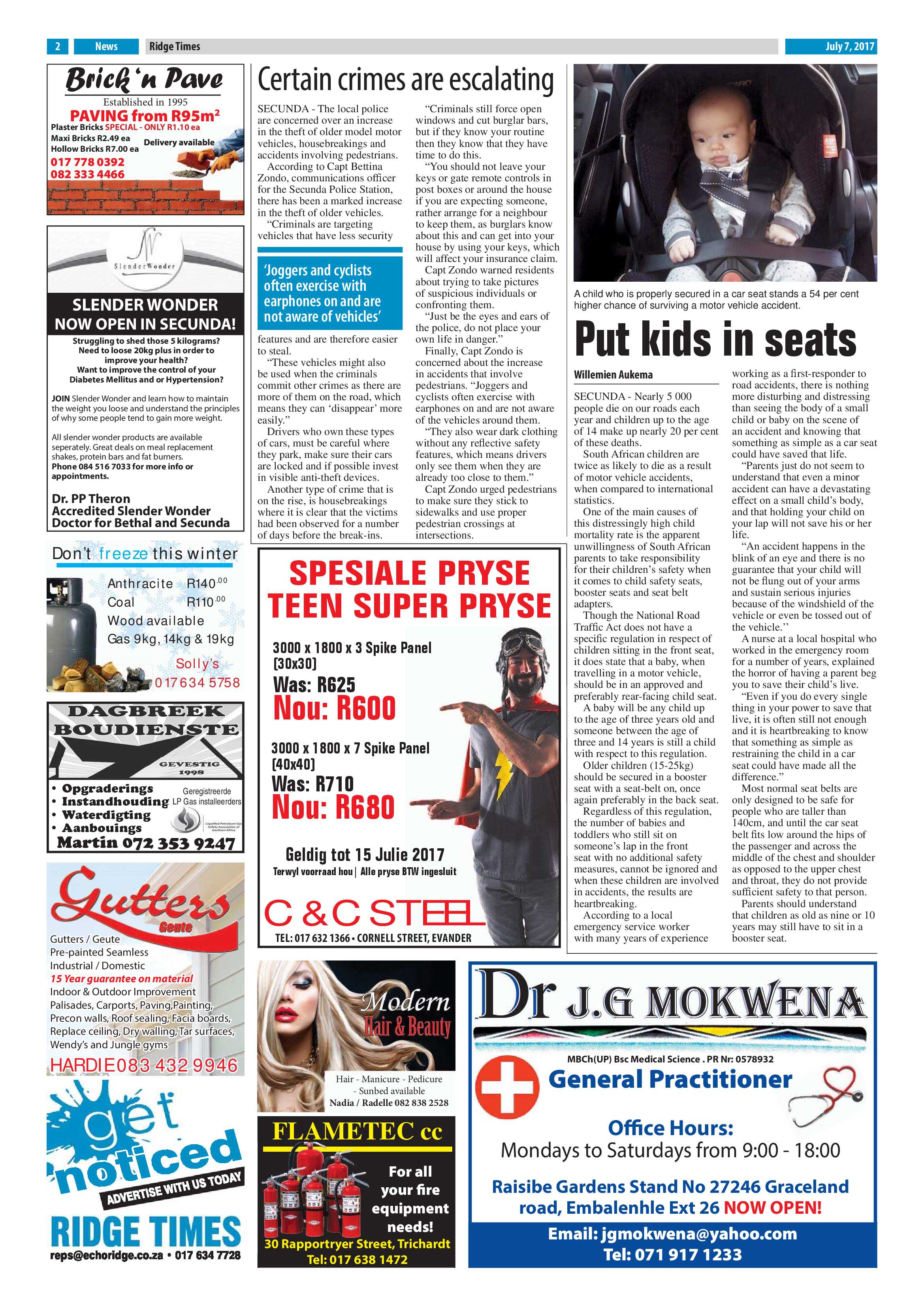 Ridge Times, 7 July 2017 page 2