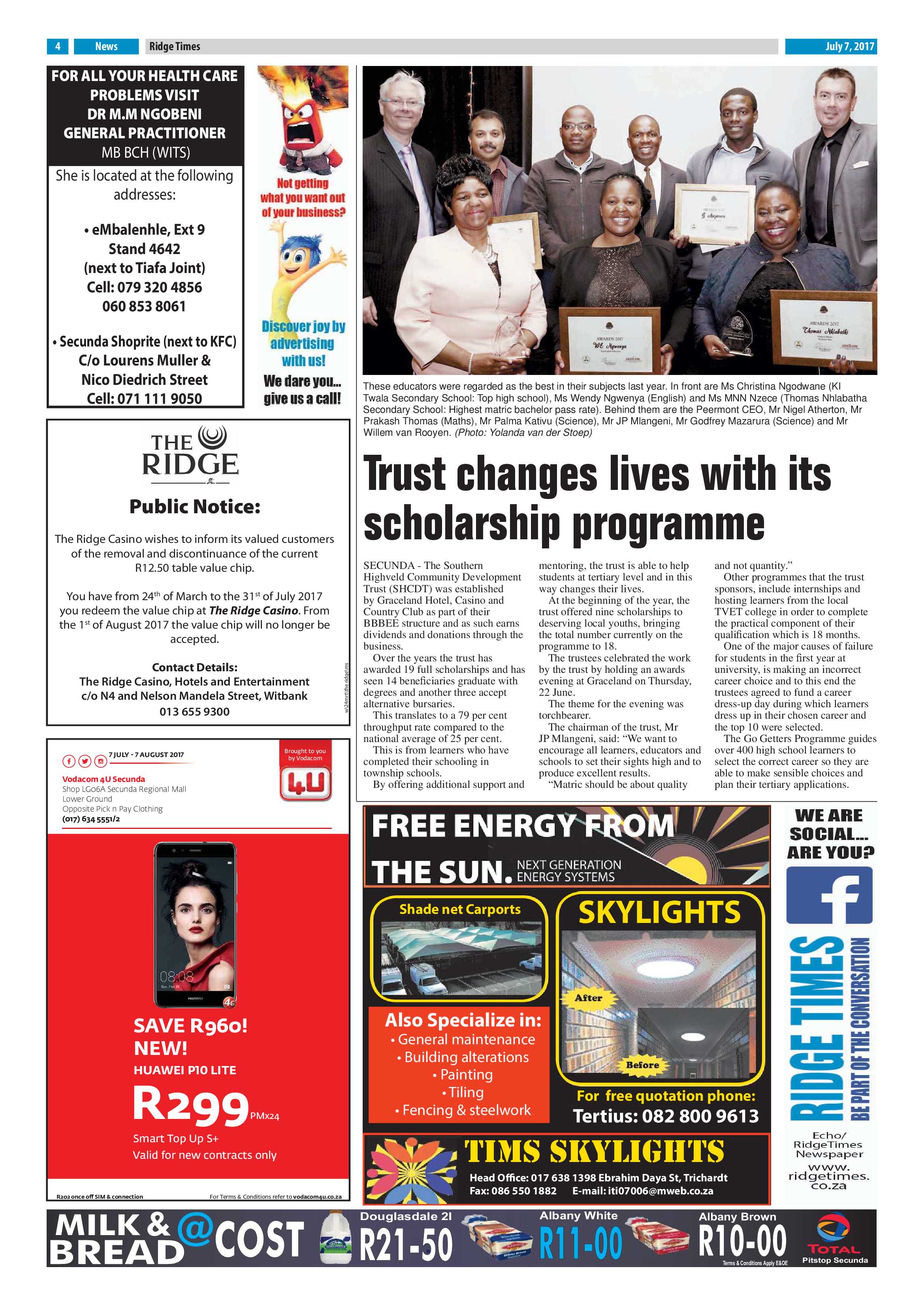 Ridge Times, 7 July 2017 page 4