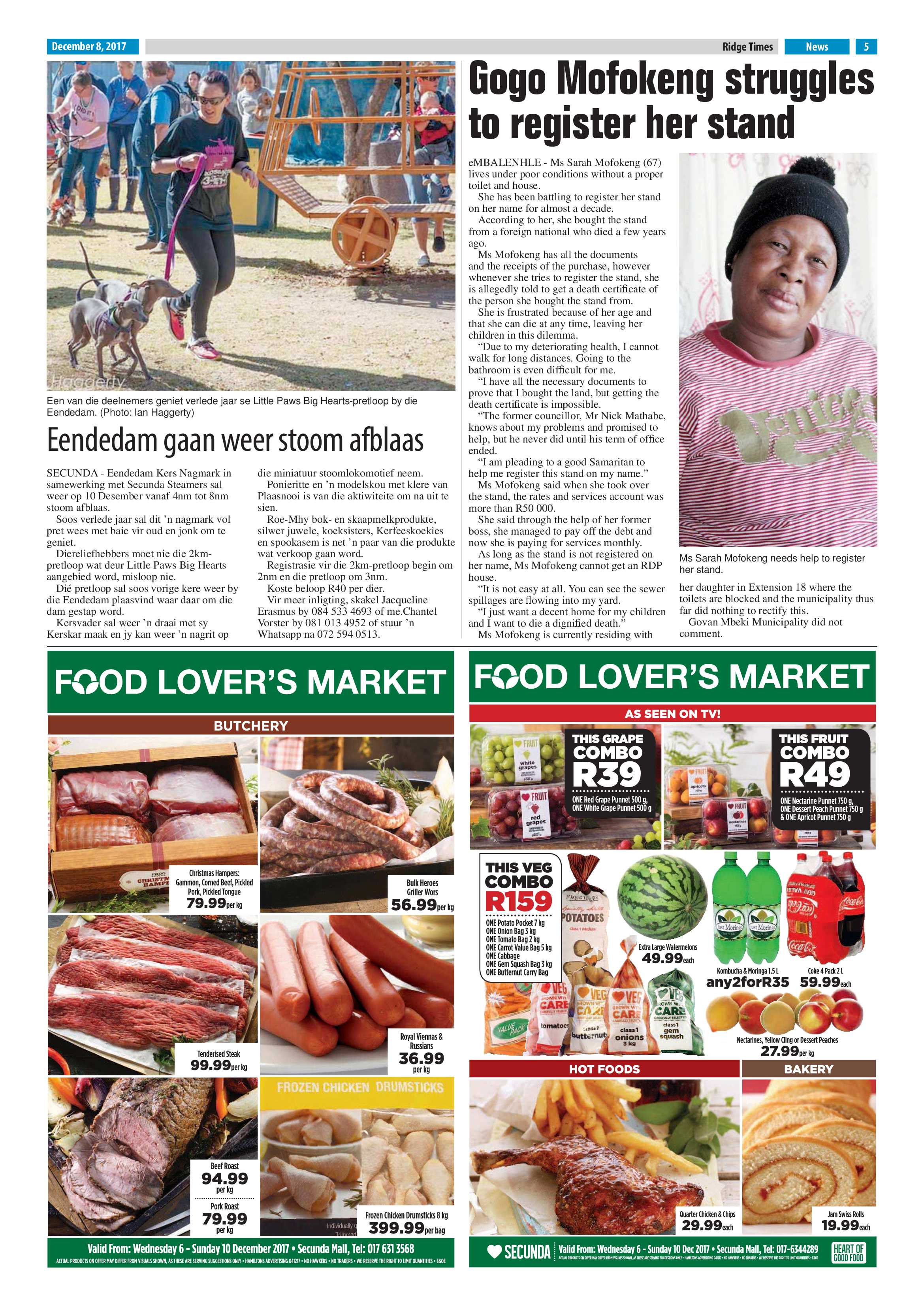 Ridge Times, 8 December 2017 page 5