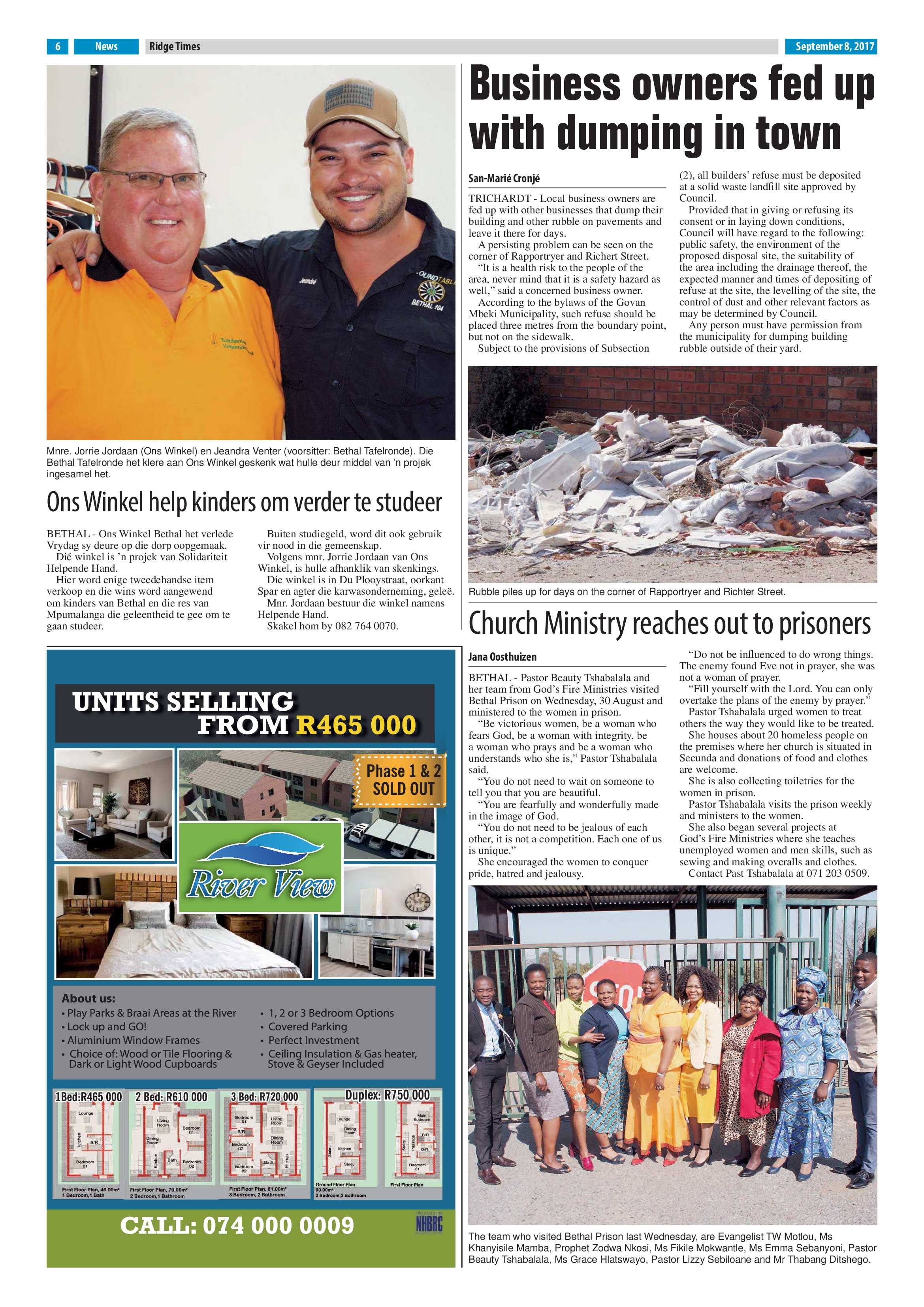 Ridge Times, 8 September 2017 page 6