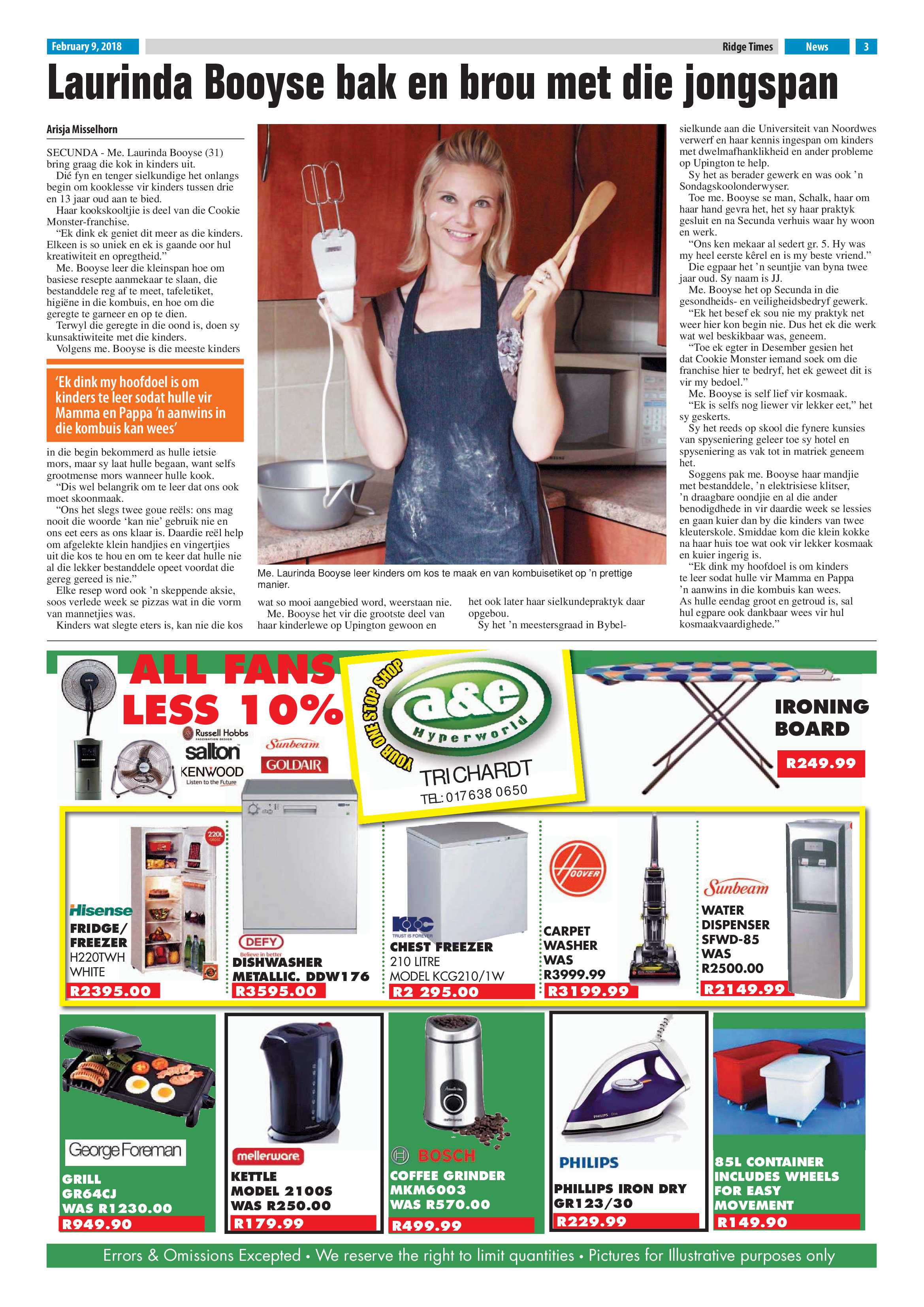 Ridge Times, 9 February 2018 page 3