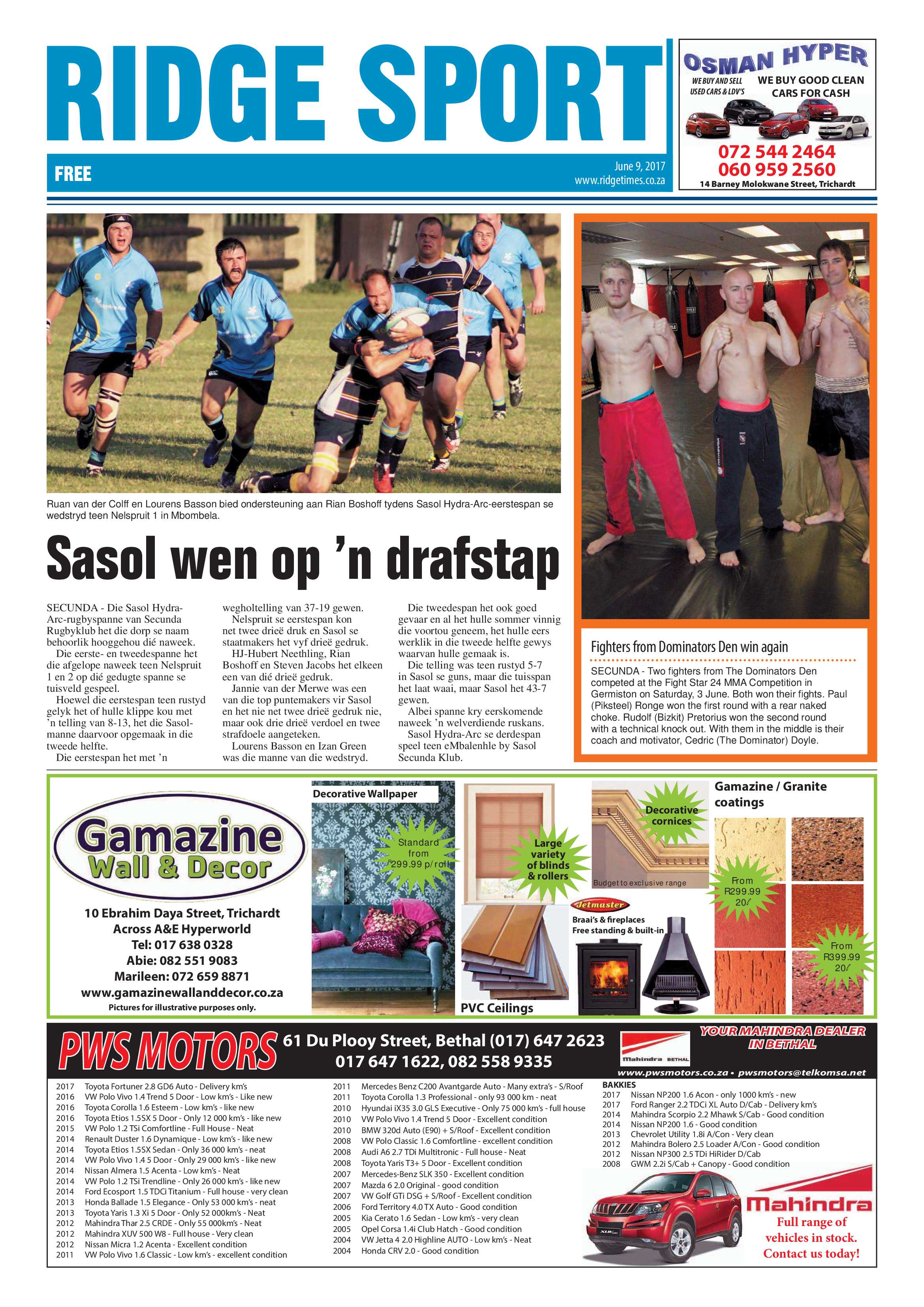 Ridge Times, 9 June 2017 page 20