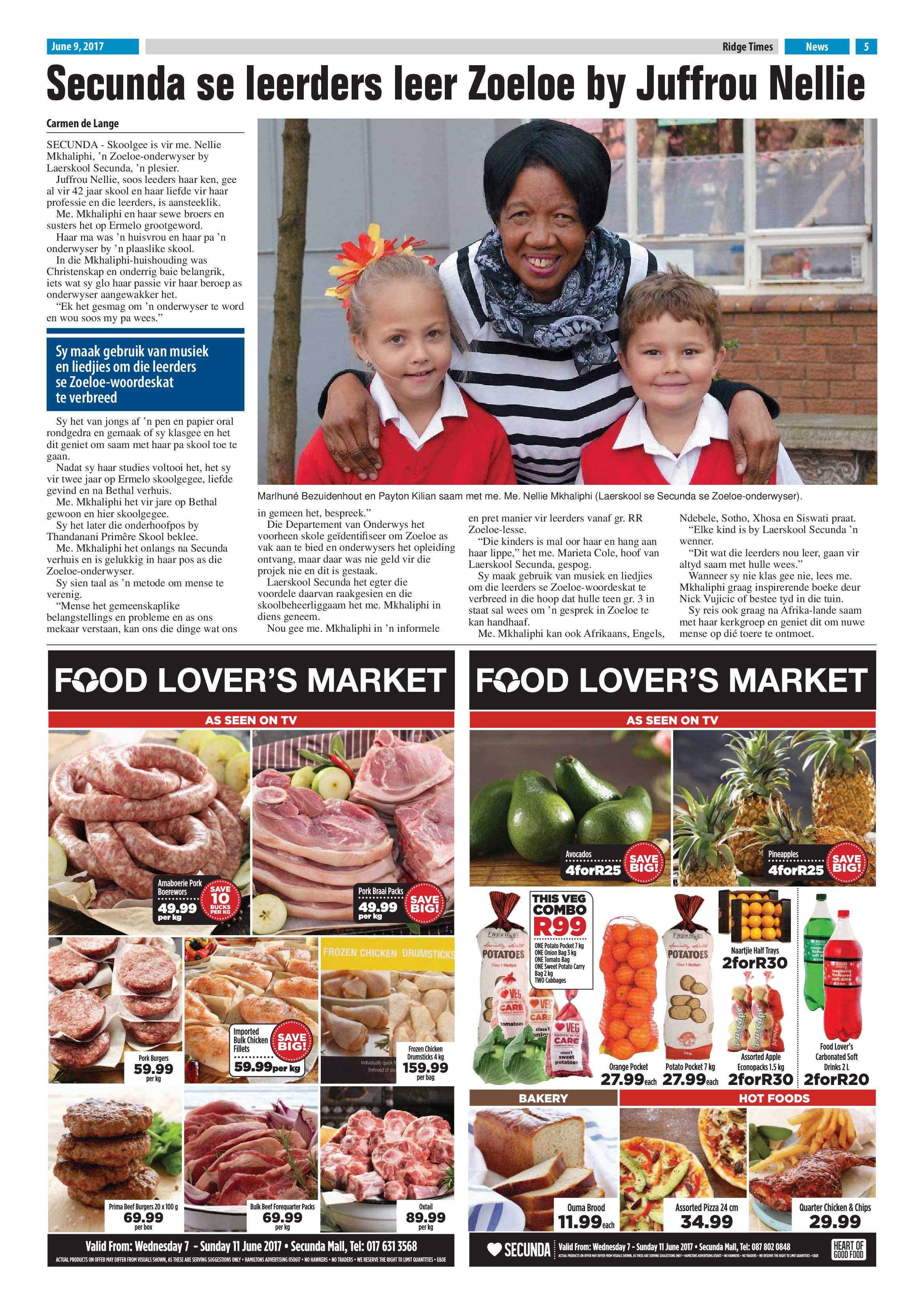 Ridge Times, 9 June 2017 page 5