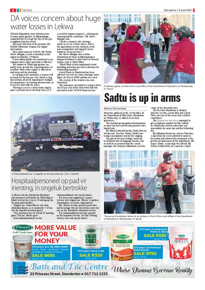 Standerton Advertiser 09 April 2021 page 4