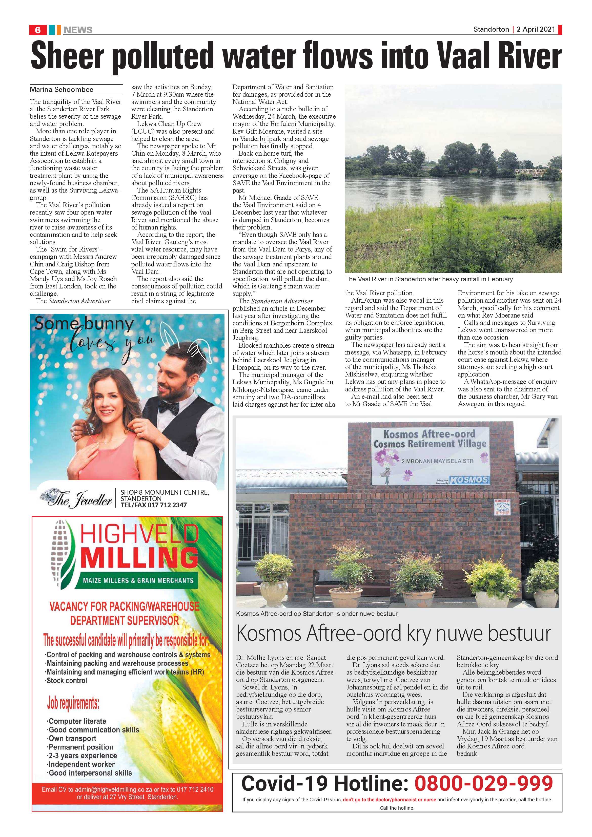 Standerton Advertiser 02 April 2021 page 6