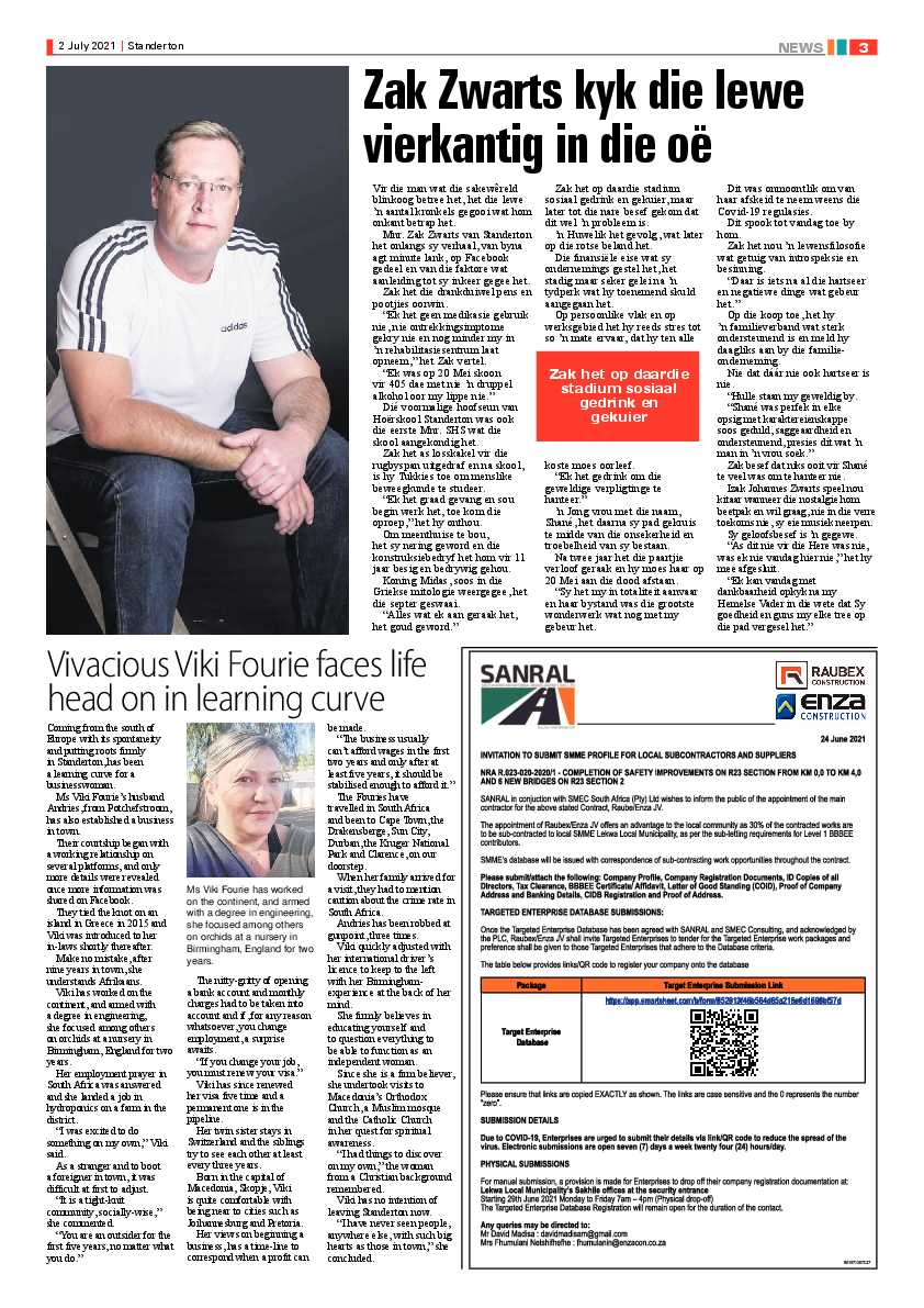 Standerton Advertiser 02 July 2021 page 3