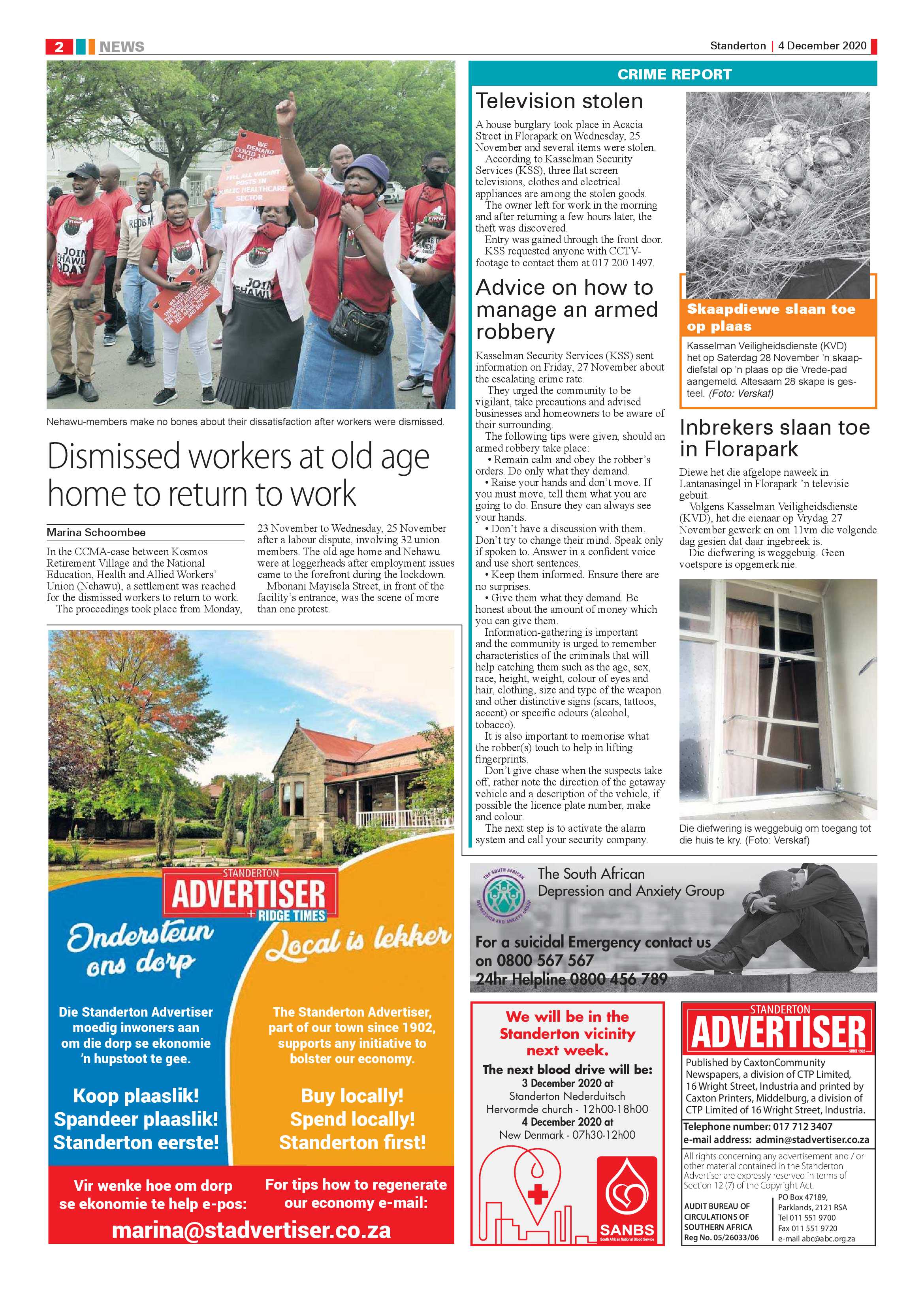 Standerton Advertiser 04 December 2020 page 2