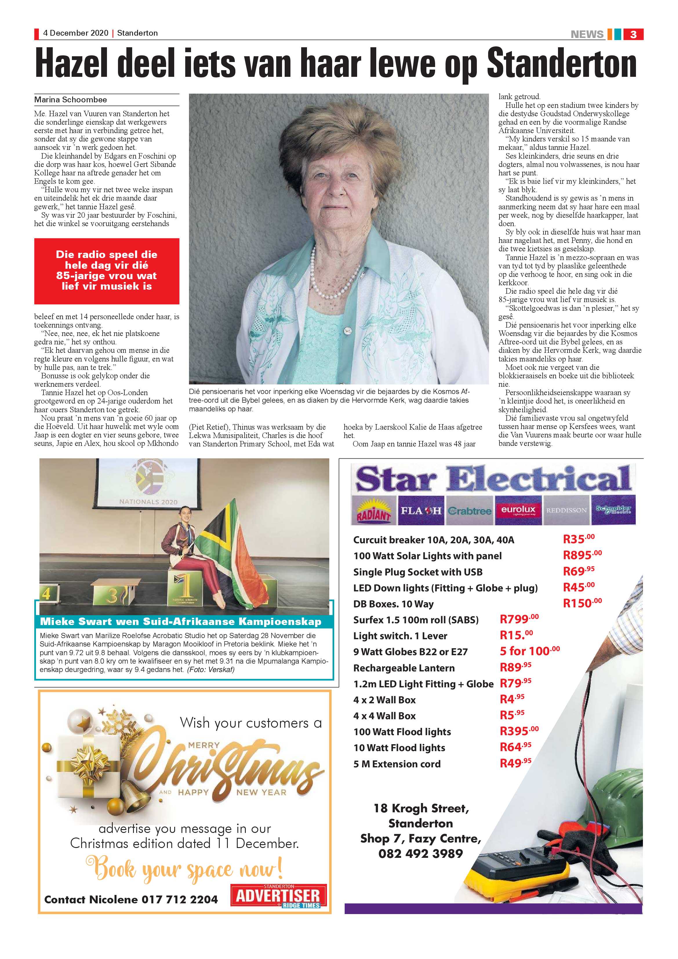 Standerton Advertiser 04 December 2020 page 3