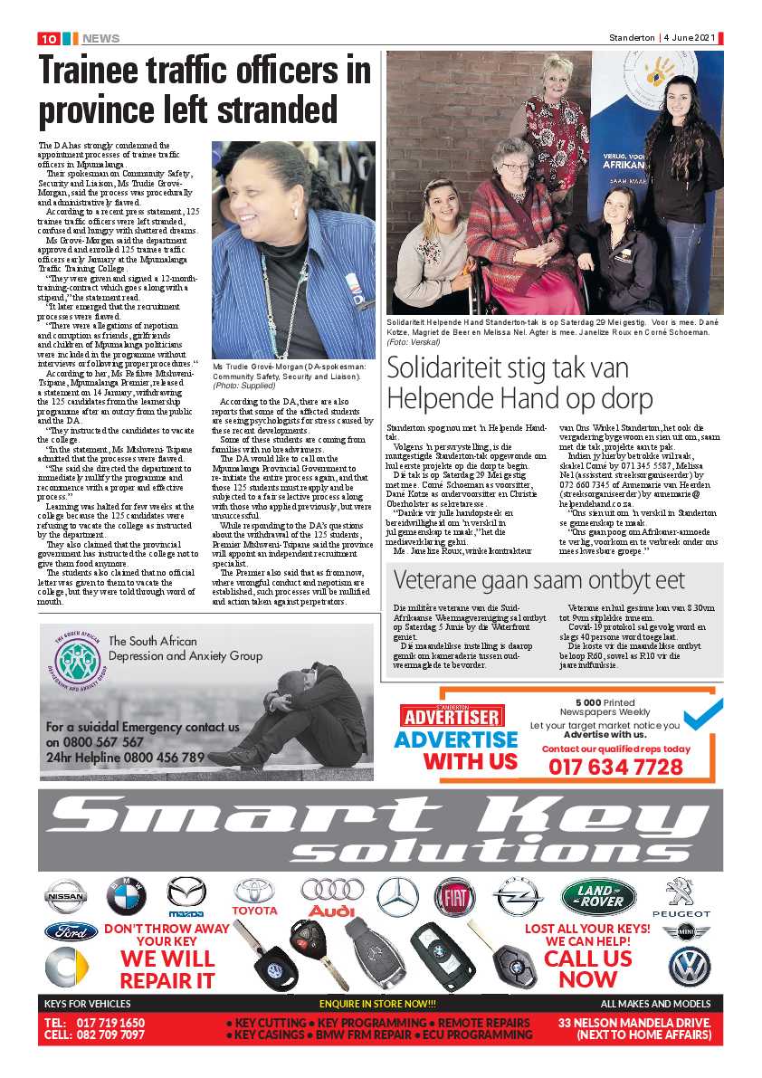 Standerton Advertiser 04 June 2021 page 10