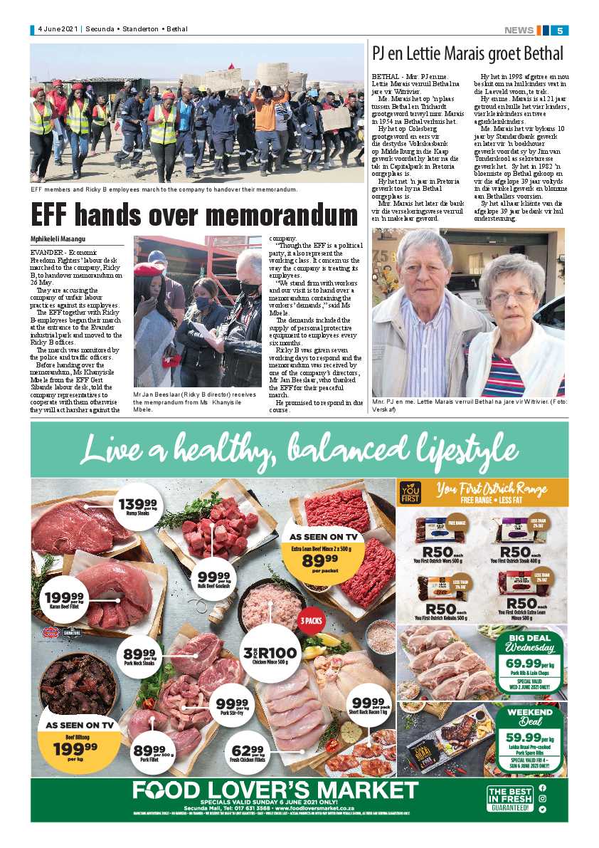 Standerton Advertiser 04 June 2021 page 5