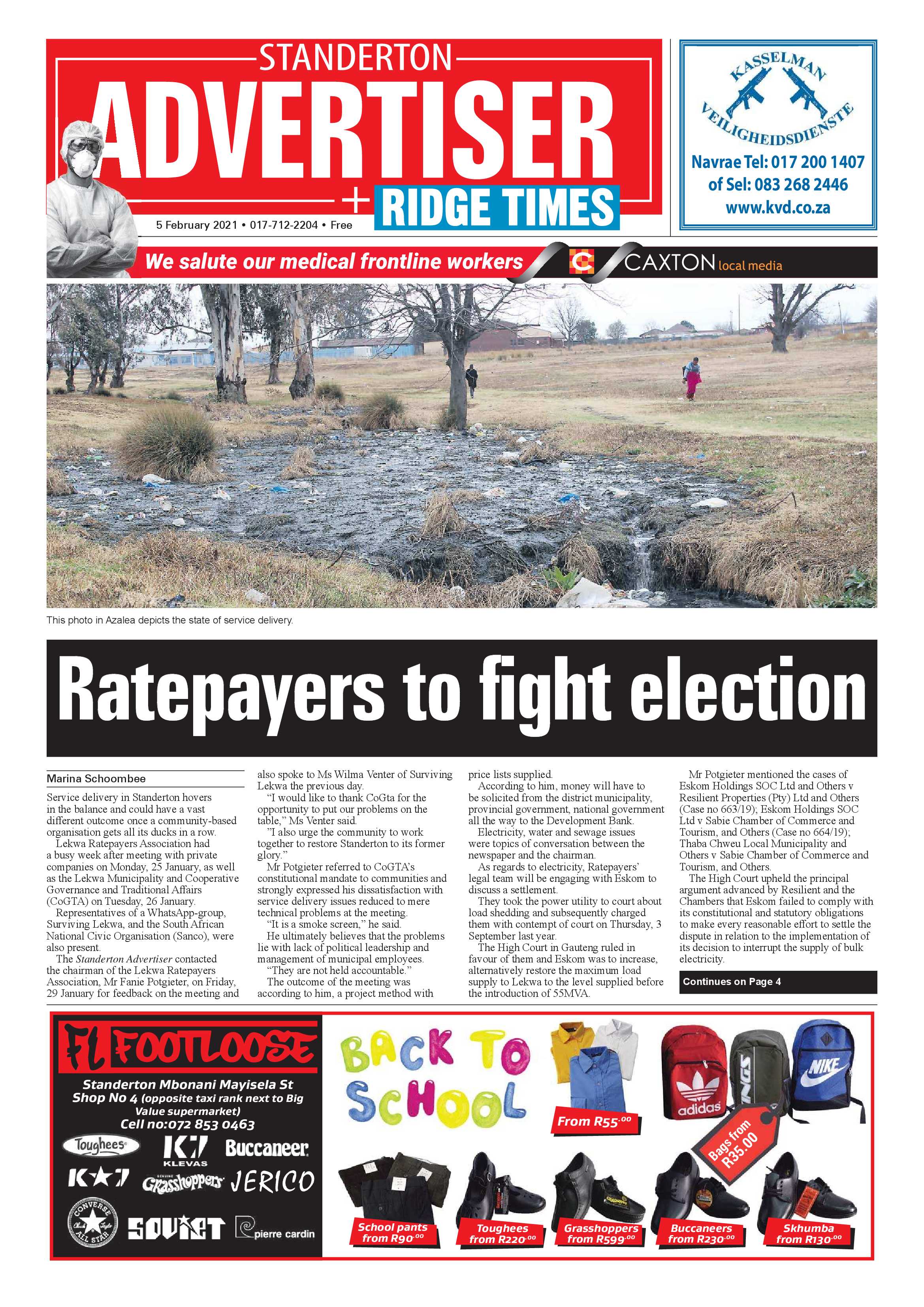 Standerton Advertiser 05 February 2021 page 1
