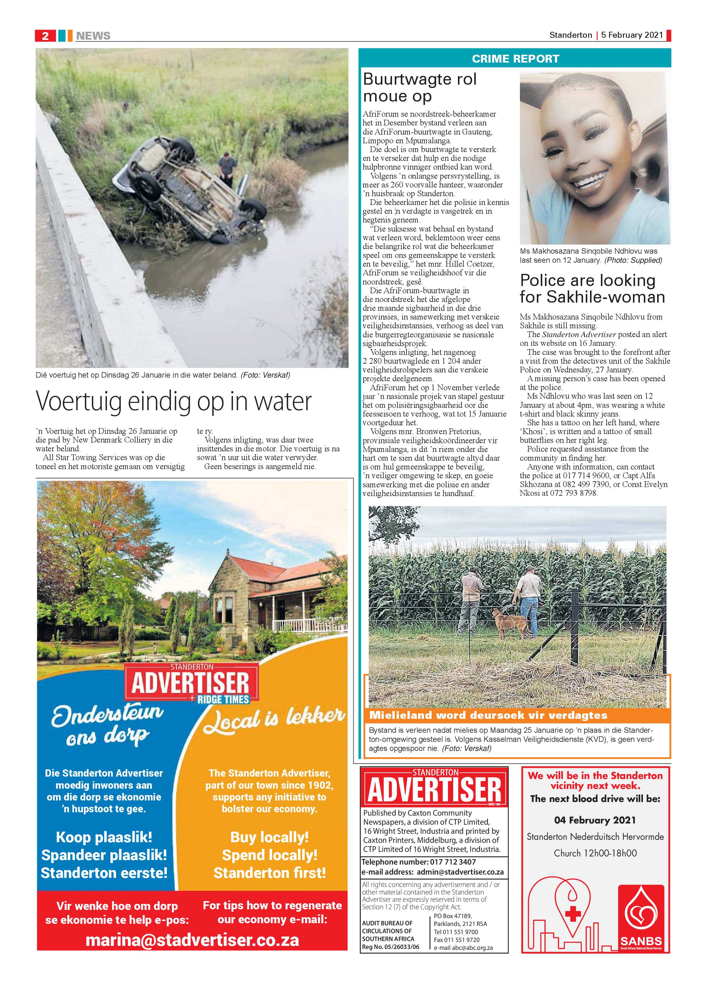 Standerton Advertiser 05 February 2021 page 2