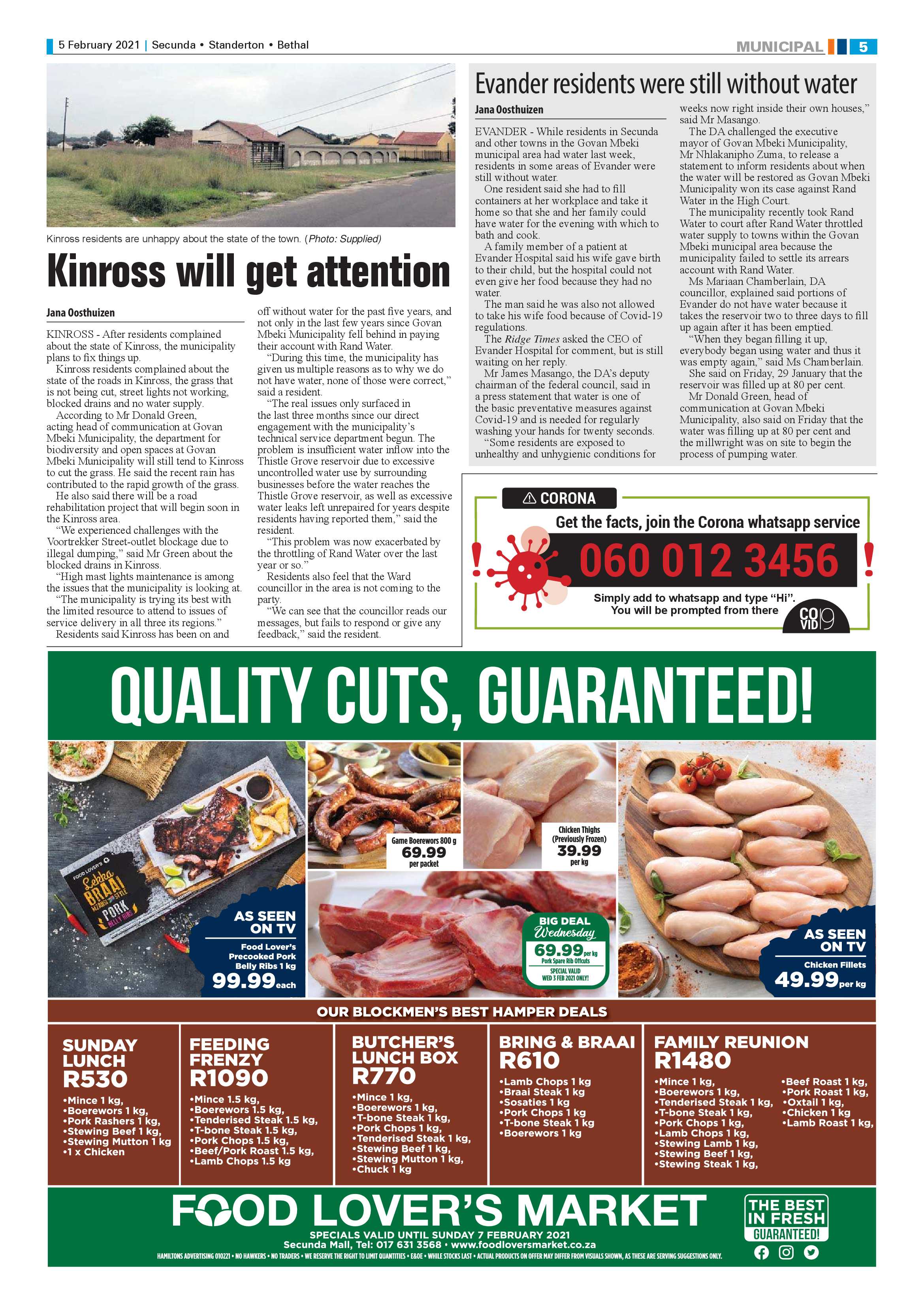 Standerton Advertiser 05 February 2021 page 5