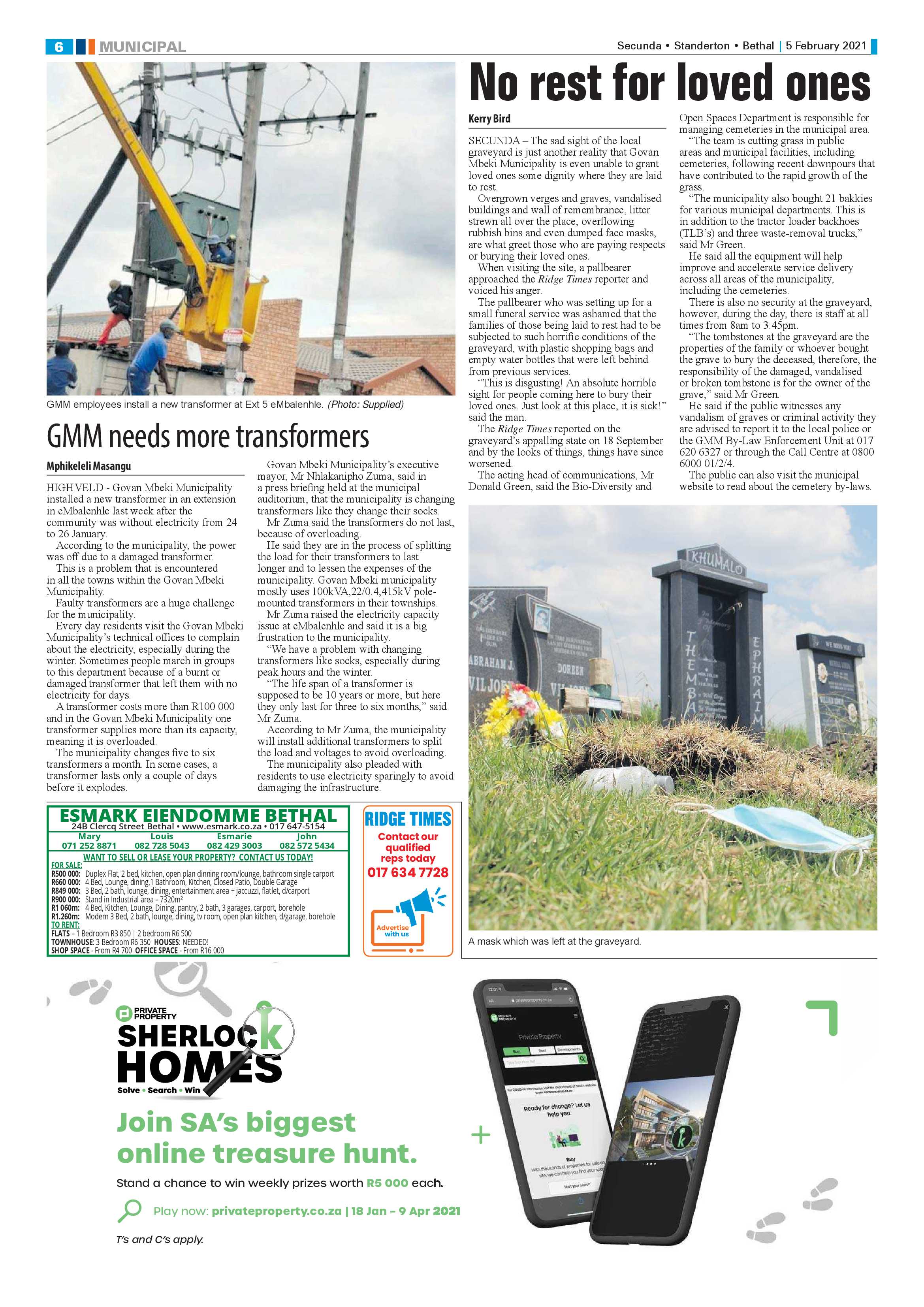 Standerton Advertiser 05 February 2021 page 6