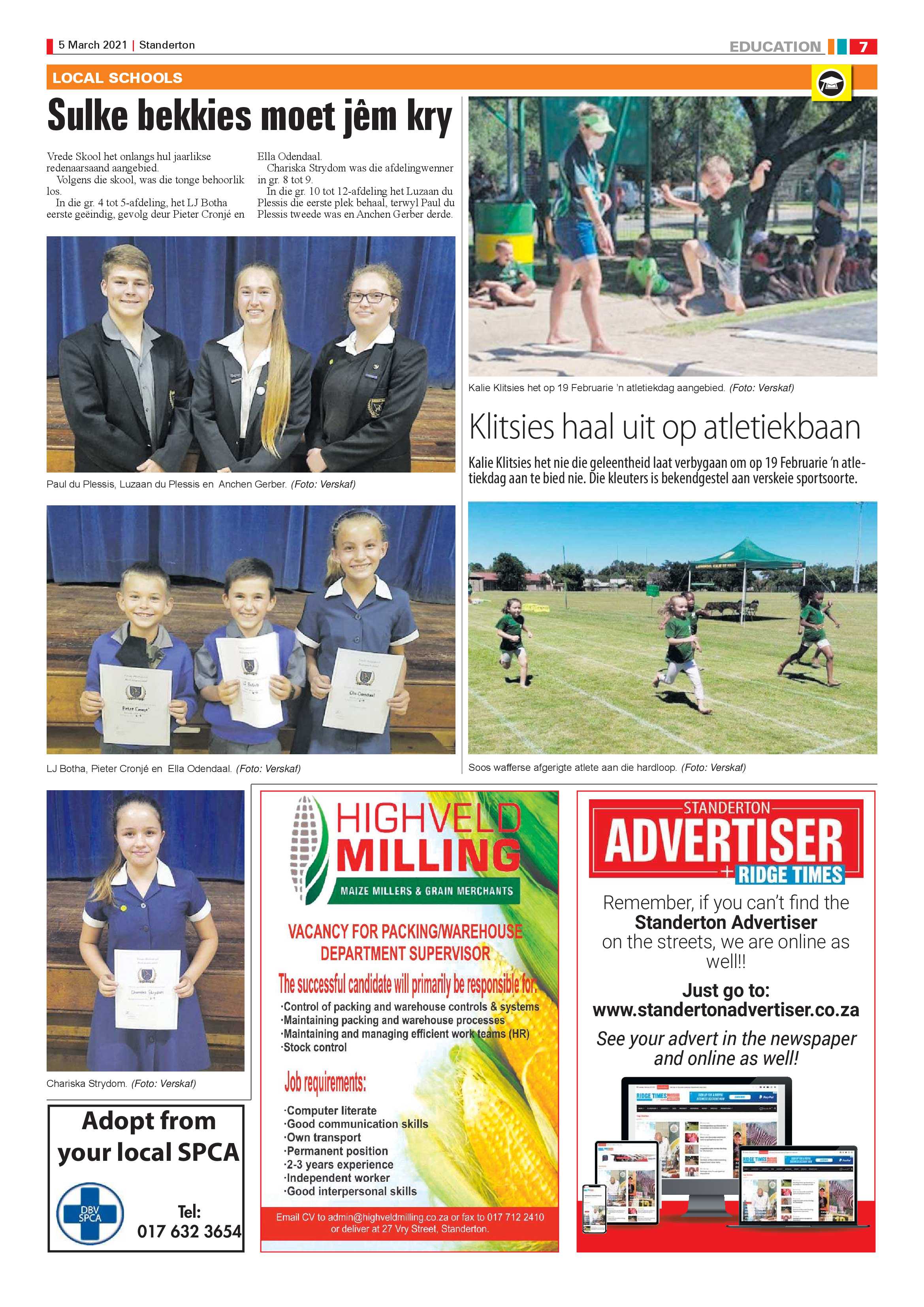 Standerton Advertiser 05 March 2021 page 7