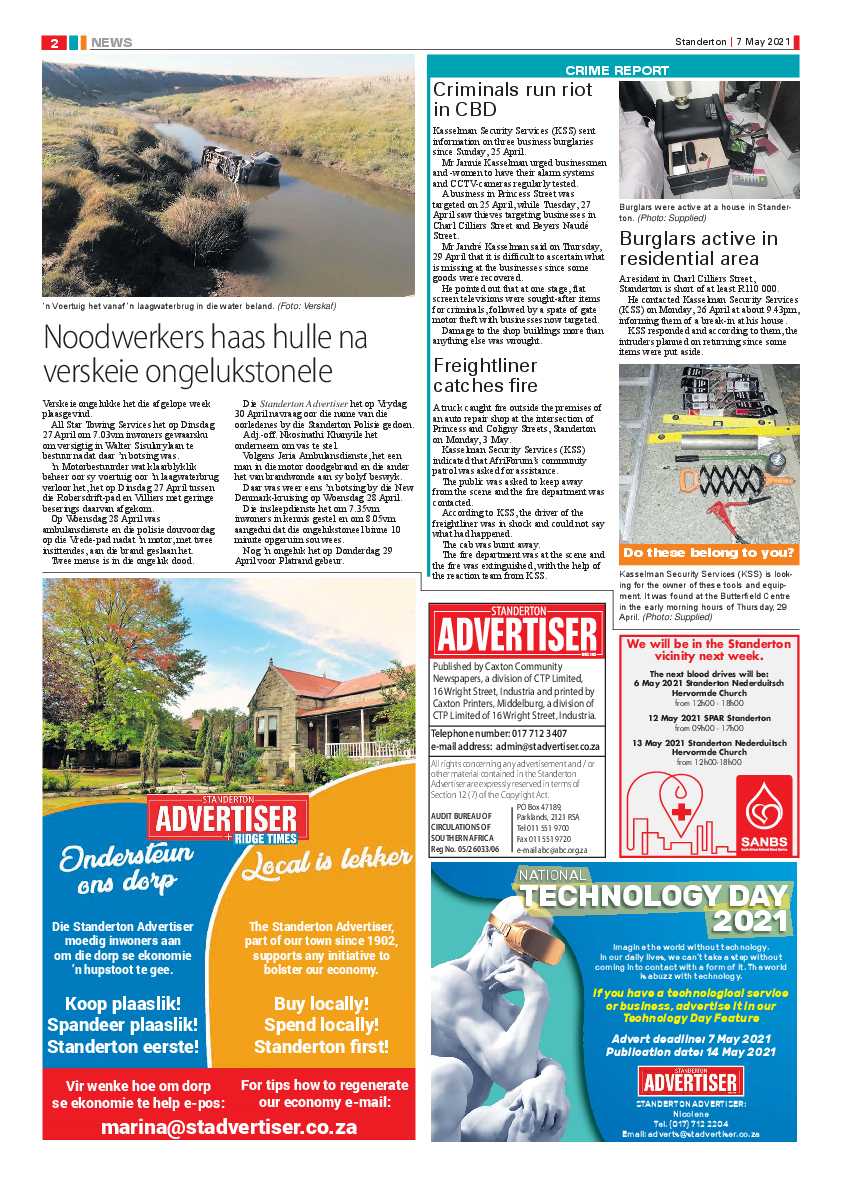 Standerton Advertiser 07 May 2021 page 2