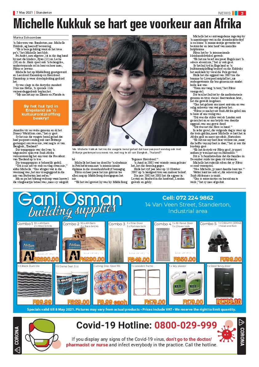 Standerton Advertiser 07 May 2021 page 3