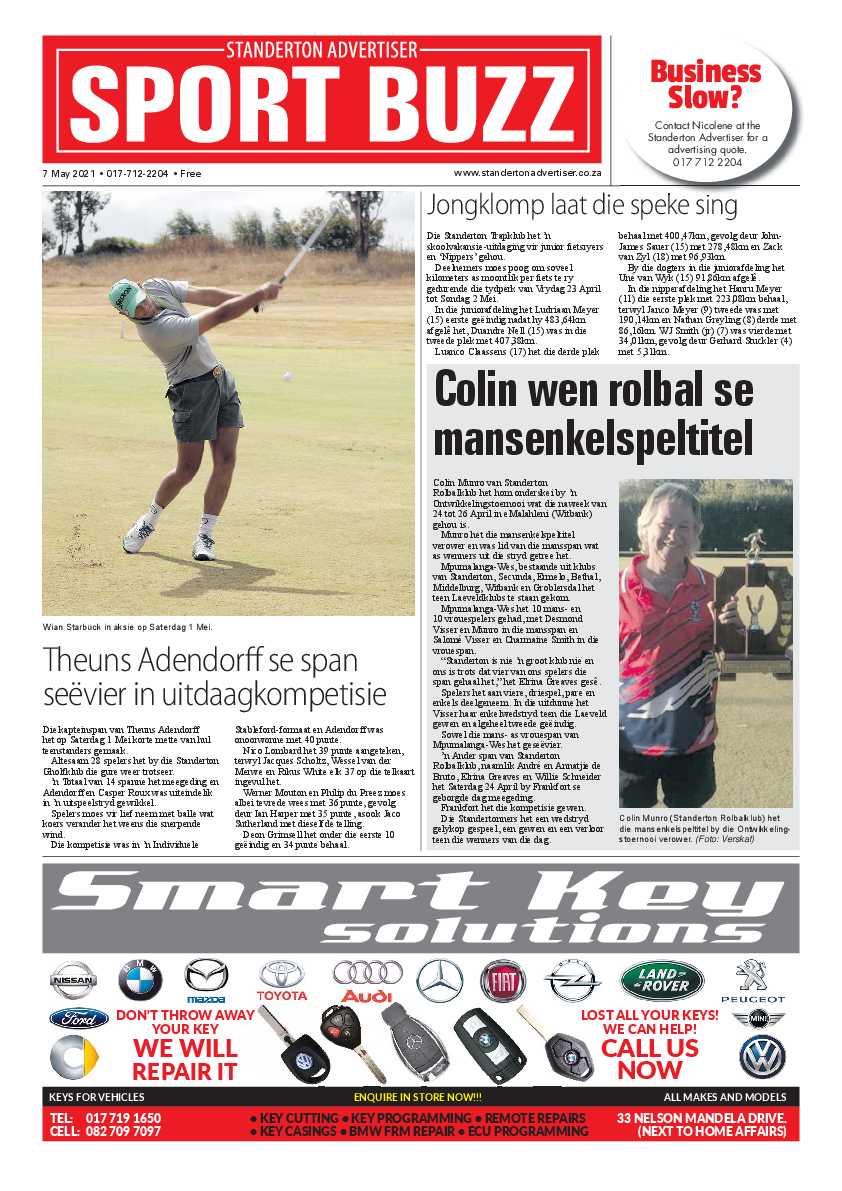 Standerton Advertiser 07 May 2021 page 8