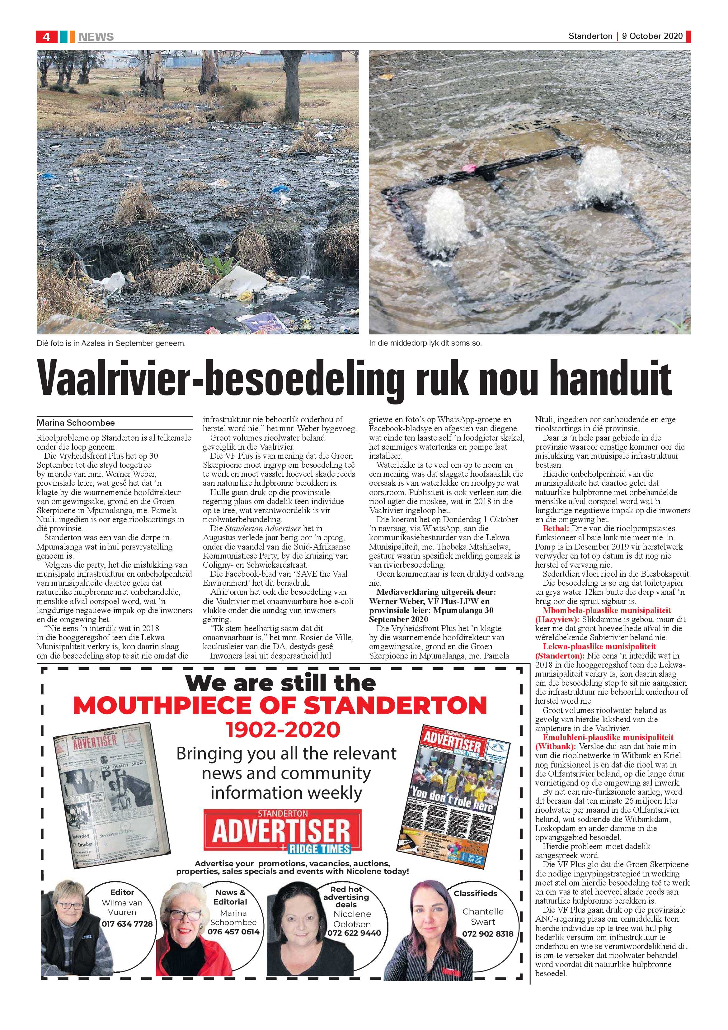 Standerton Advertiser 09 October 2020 page 4