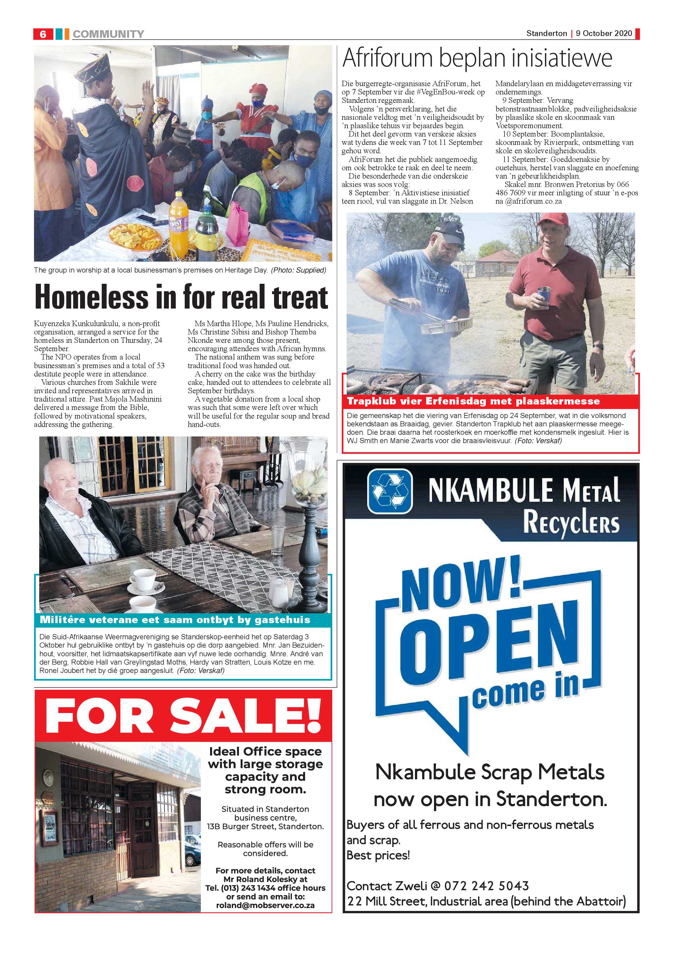 Standerton Advertiser 09 October 2020 page 6