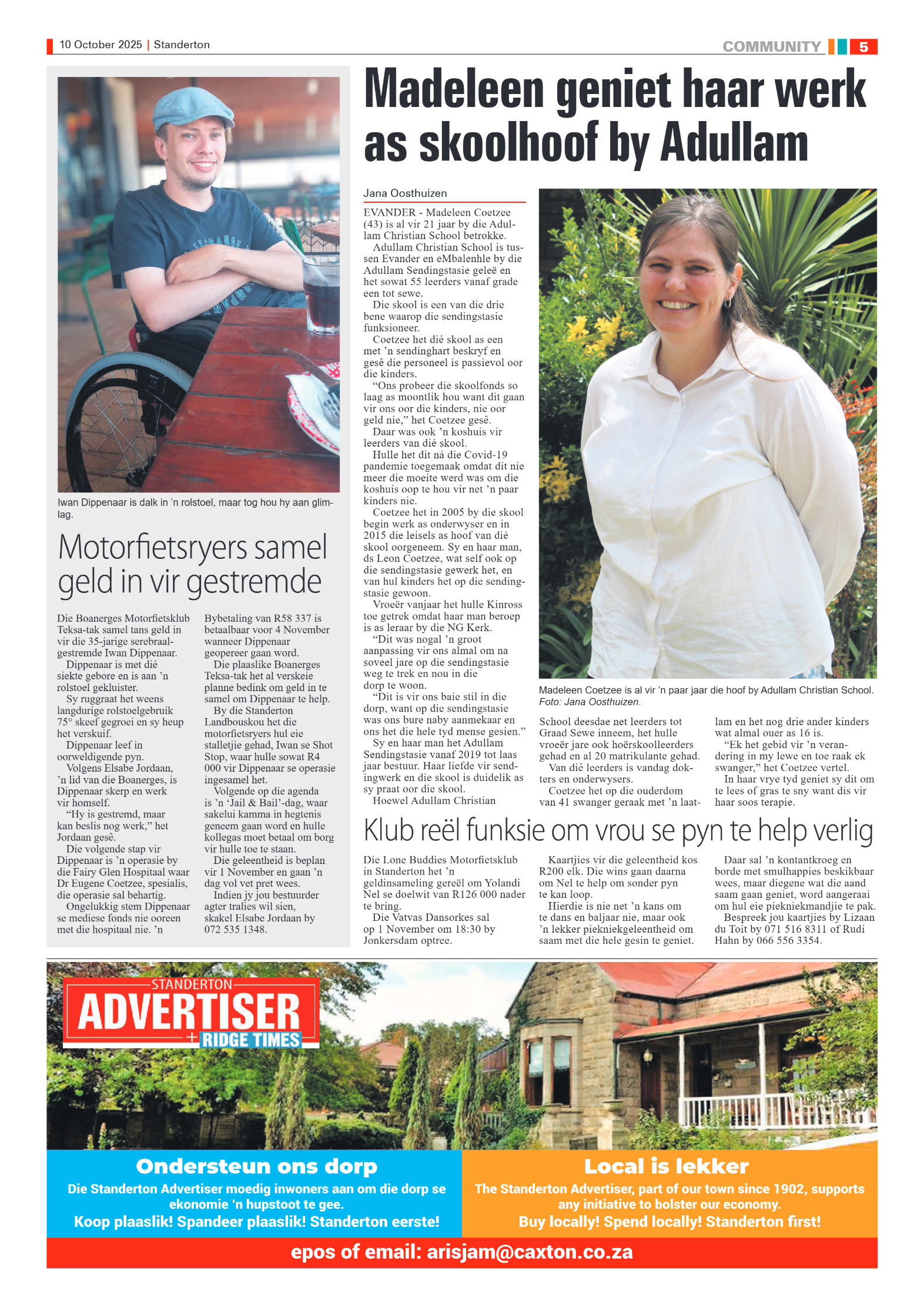 Standerton Advertiser 10 October 2025 page 5