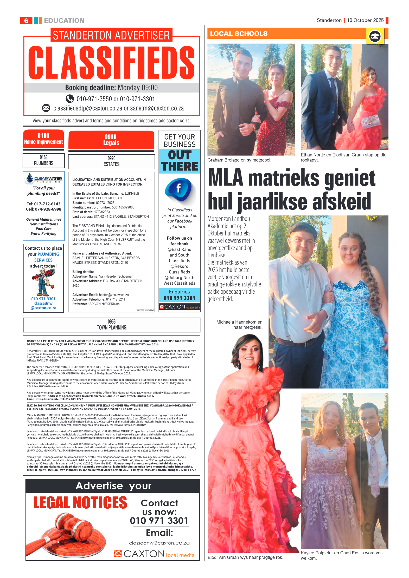 Standerton Advertiser 10 October 2025 page 6