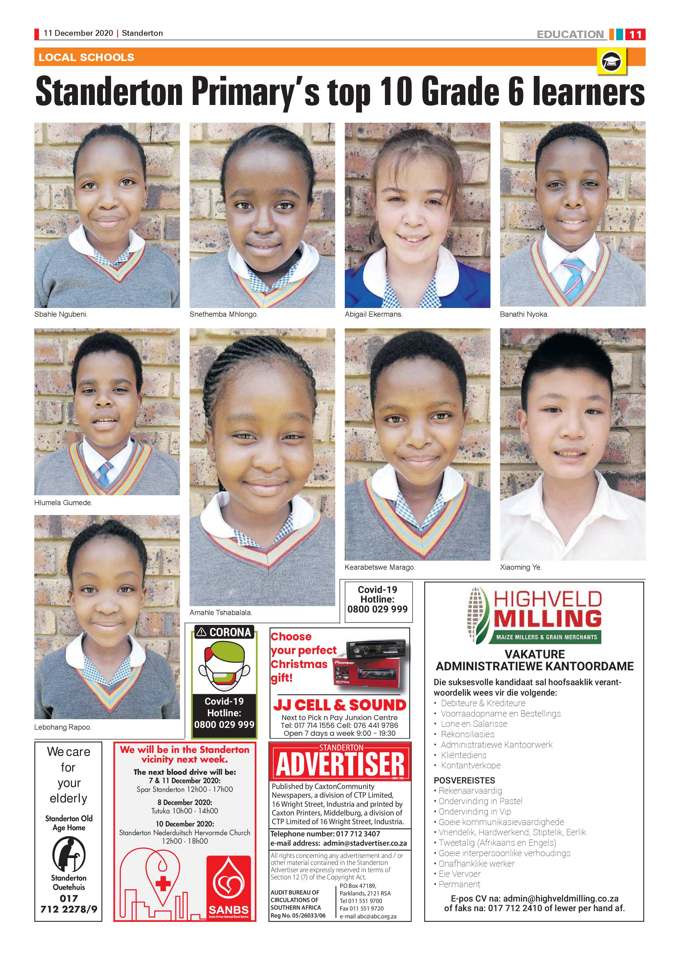 Standerton Advertiser 11 December 2020 page 11