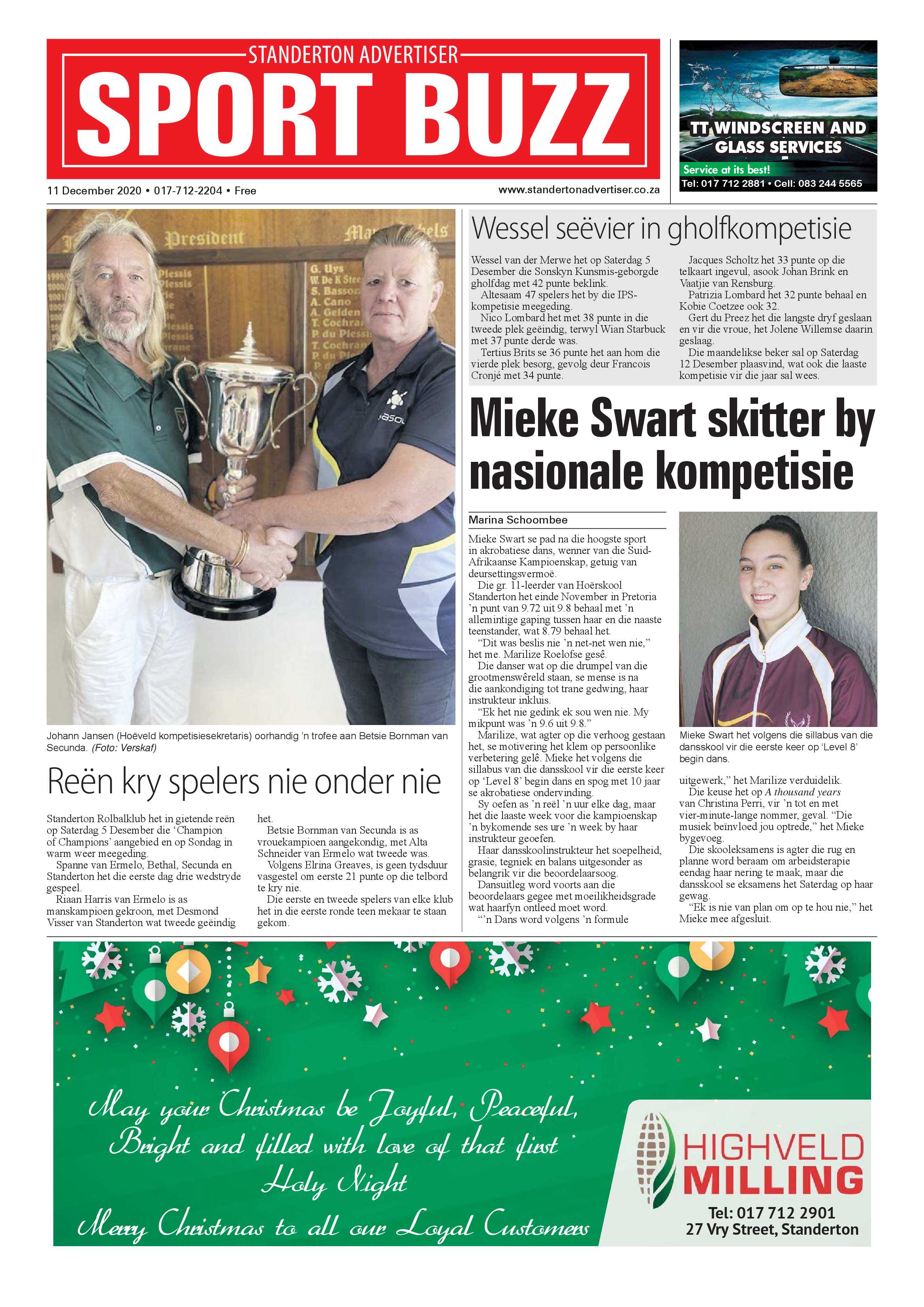 Standerton Advertiser 11 December 2020 page 12