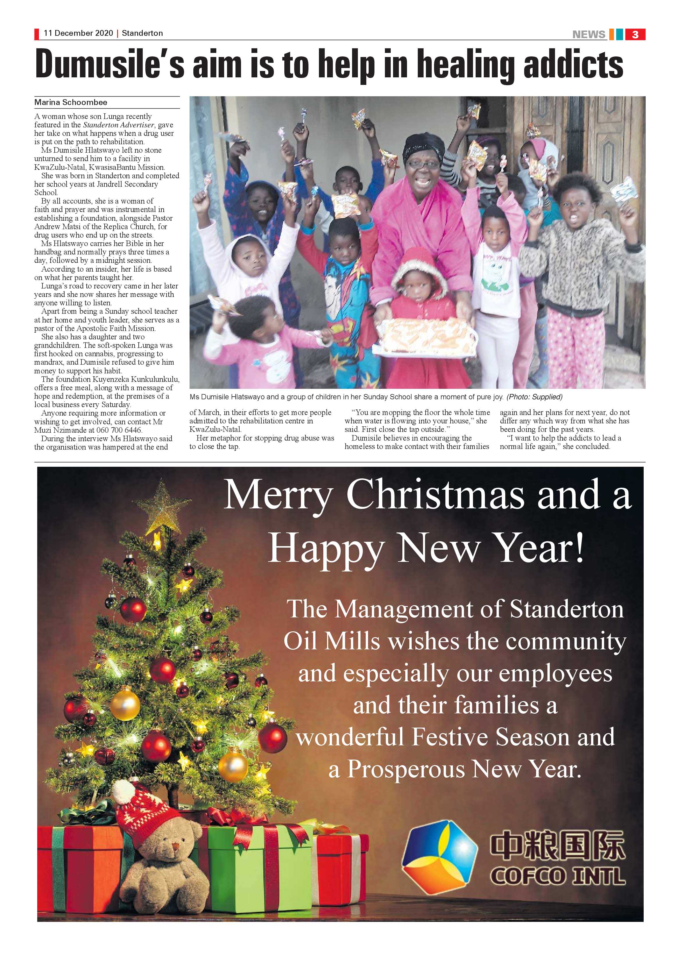 Standerton Advertiser 11 December 2020 page 3