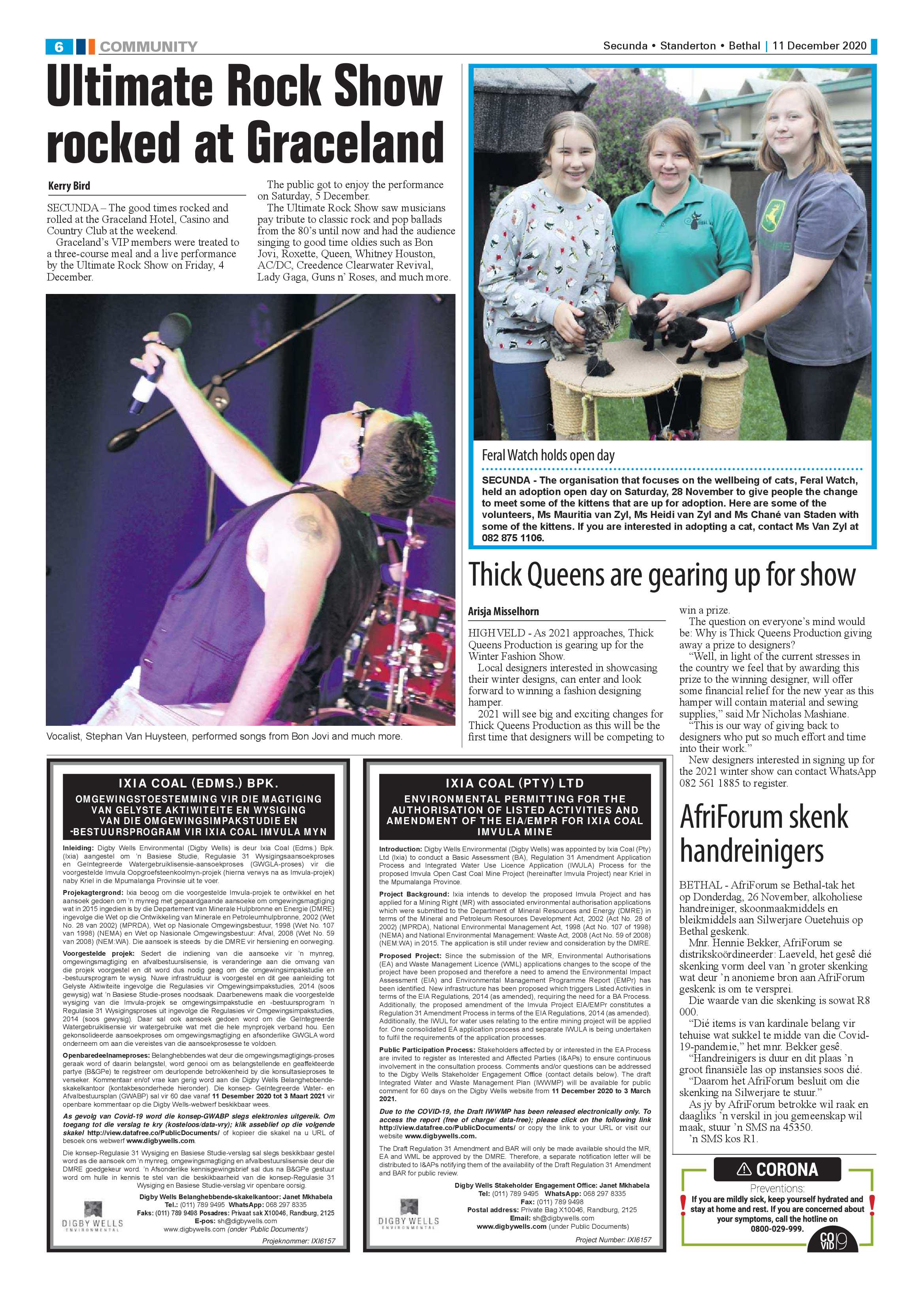 Standerton Advertiser 11 December 2020 page 6
