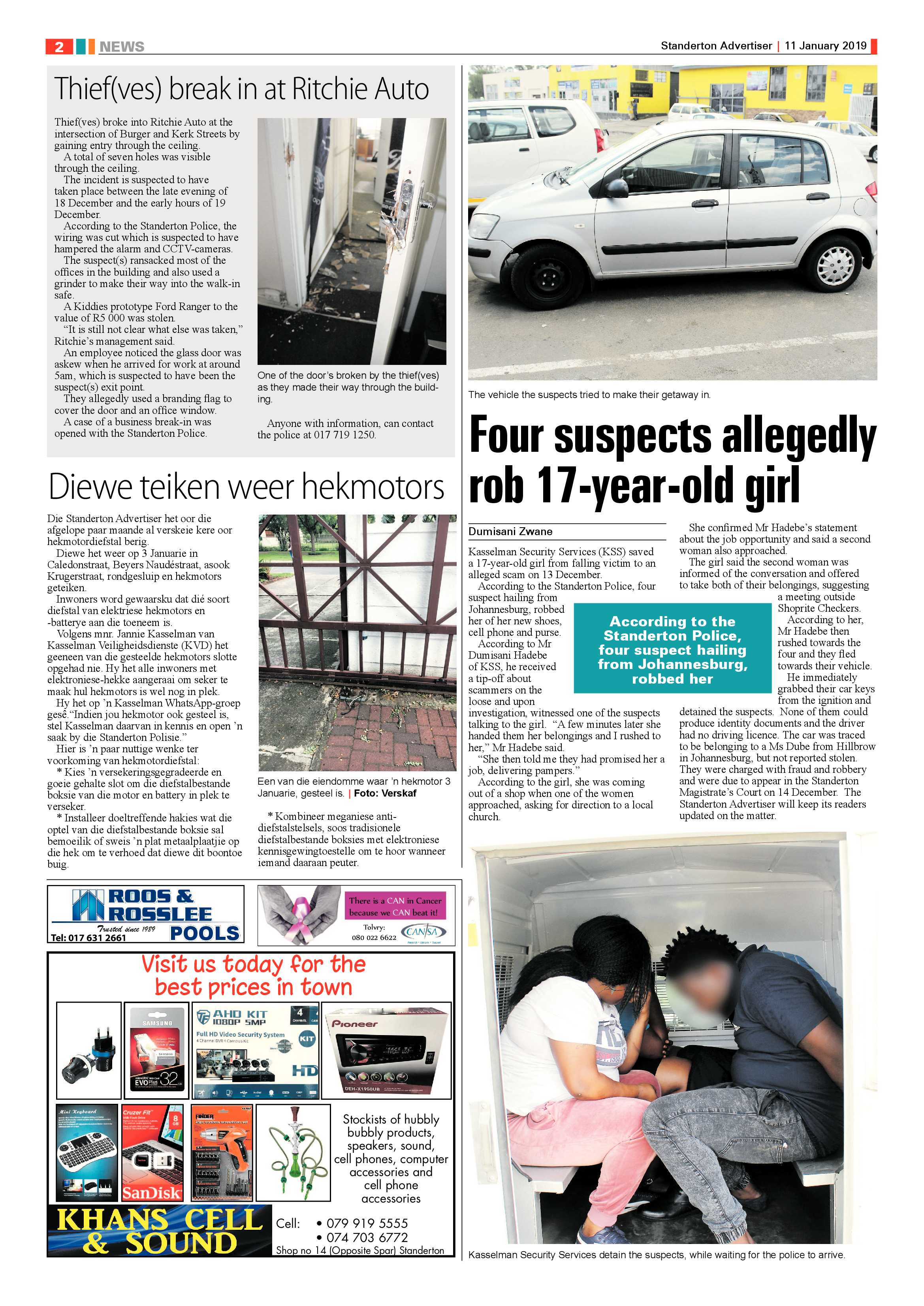 Standerton Advertiser 11 January 2019 page 2
